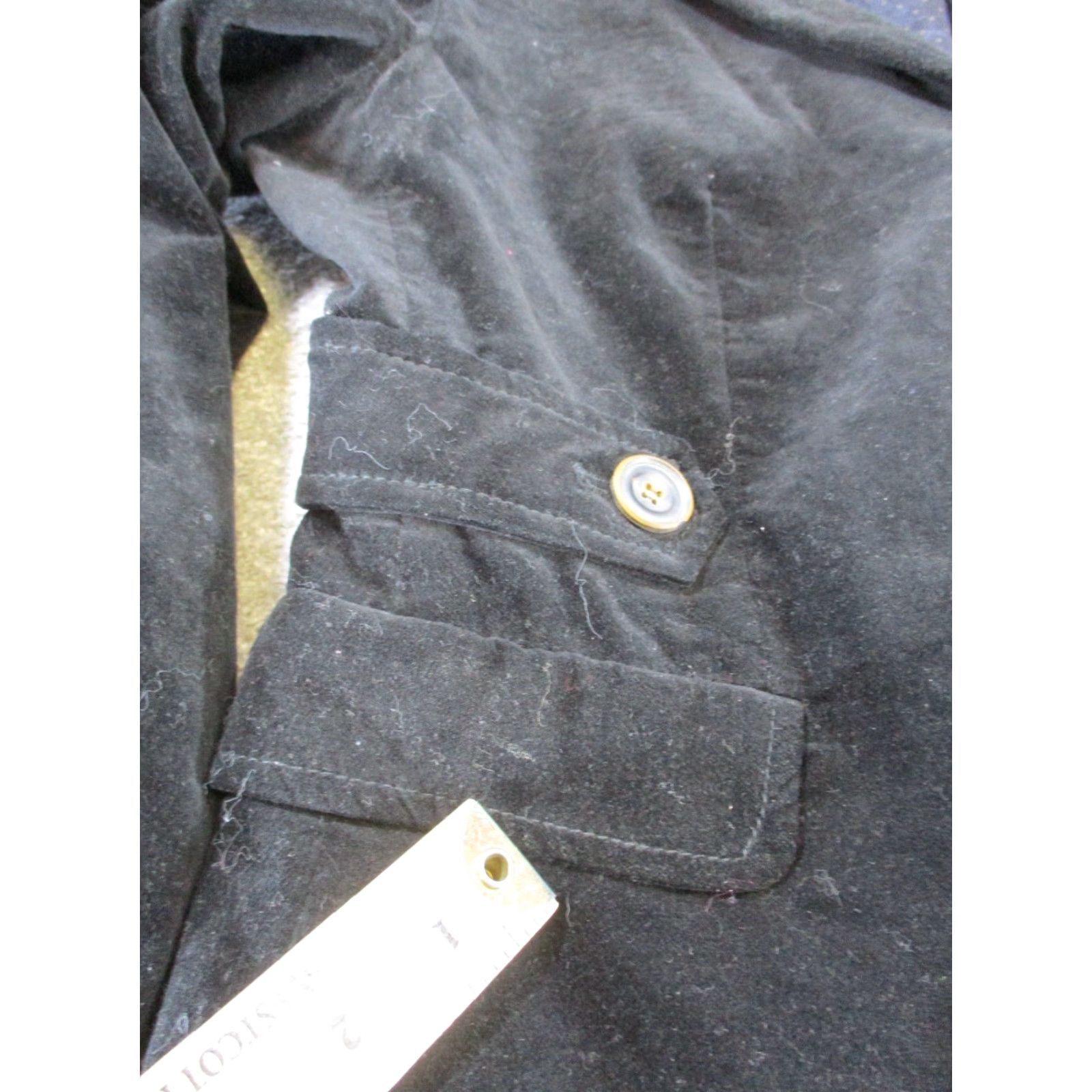 Zara Zara Basics Blazer Womens Large Black Satin Sports Coat Size L / US 10 / IT 46 - 6 Thumbnail