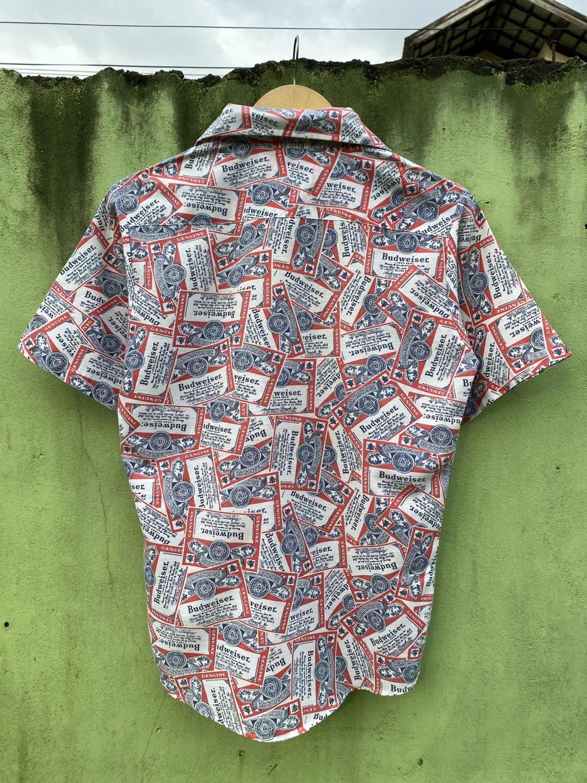 Budweiser Budweiser All Over Print AOP Vintage Short Sleeve Shirt Size US M / EU 48-50 / 2 - 9 Thumbnail