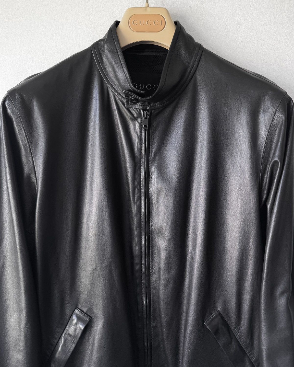 Gucci Gucci By Tom Ford SS1999 Cropped Lamb Leather Blouson Jacket Size US M / EU 48-50 / 2 - 3 Thumbnail