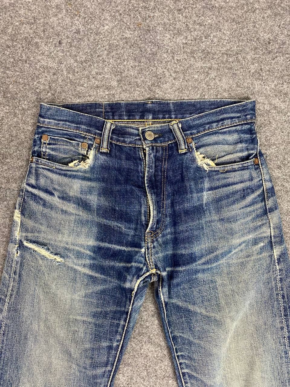 Skull Jeans by an Alchemist vintage skull jeans by alchemist selvedge distressed denim Size US 30 / EU 46 - 10 Thumbnail