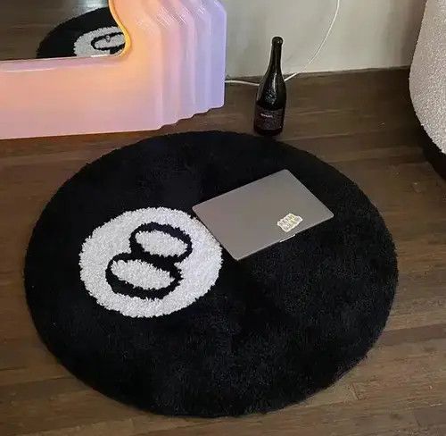 Other Snooker Ball 8 Carpet Soft Tufted Rug Size ONE SIZE - 2 Thumbnail