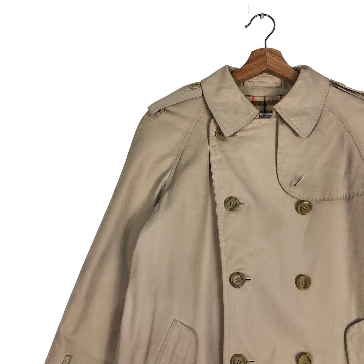 Burberry 🔥Bondage Design Parachute Vintage Burberrys Long Jacket Size US M / EU 48-50 / 2 - 6 Thumbnail