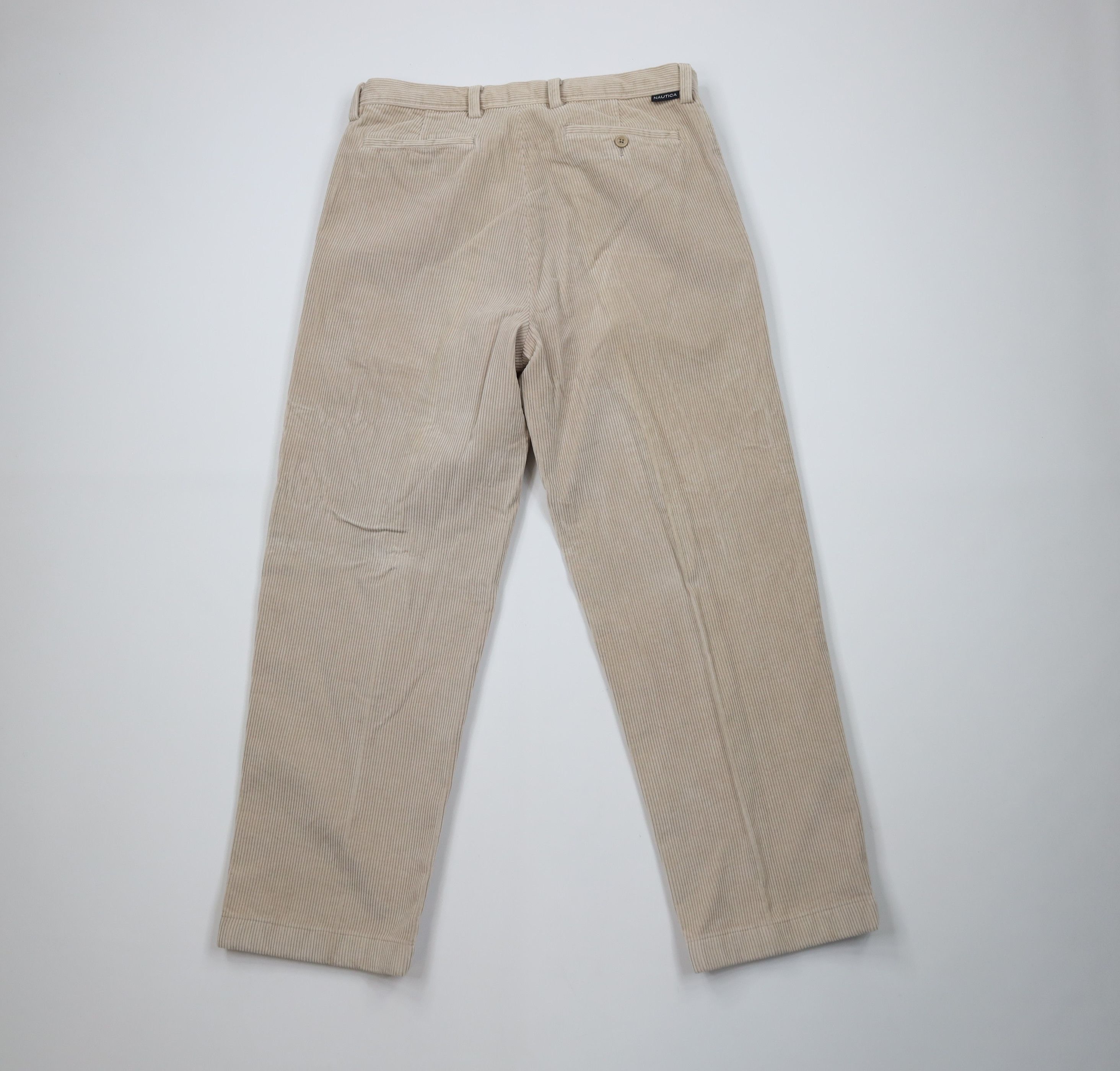 Nautica Vintage 90s Nautica Fit Wide Leg Corduroy Chino Pants Size US 34 / EU 50 - 12 Thumbnail