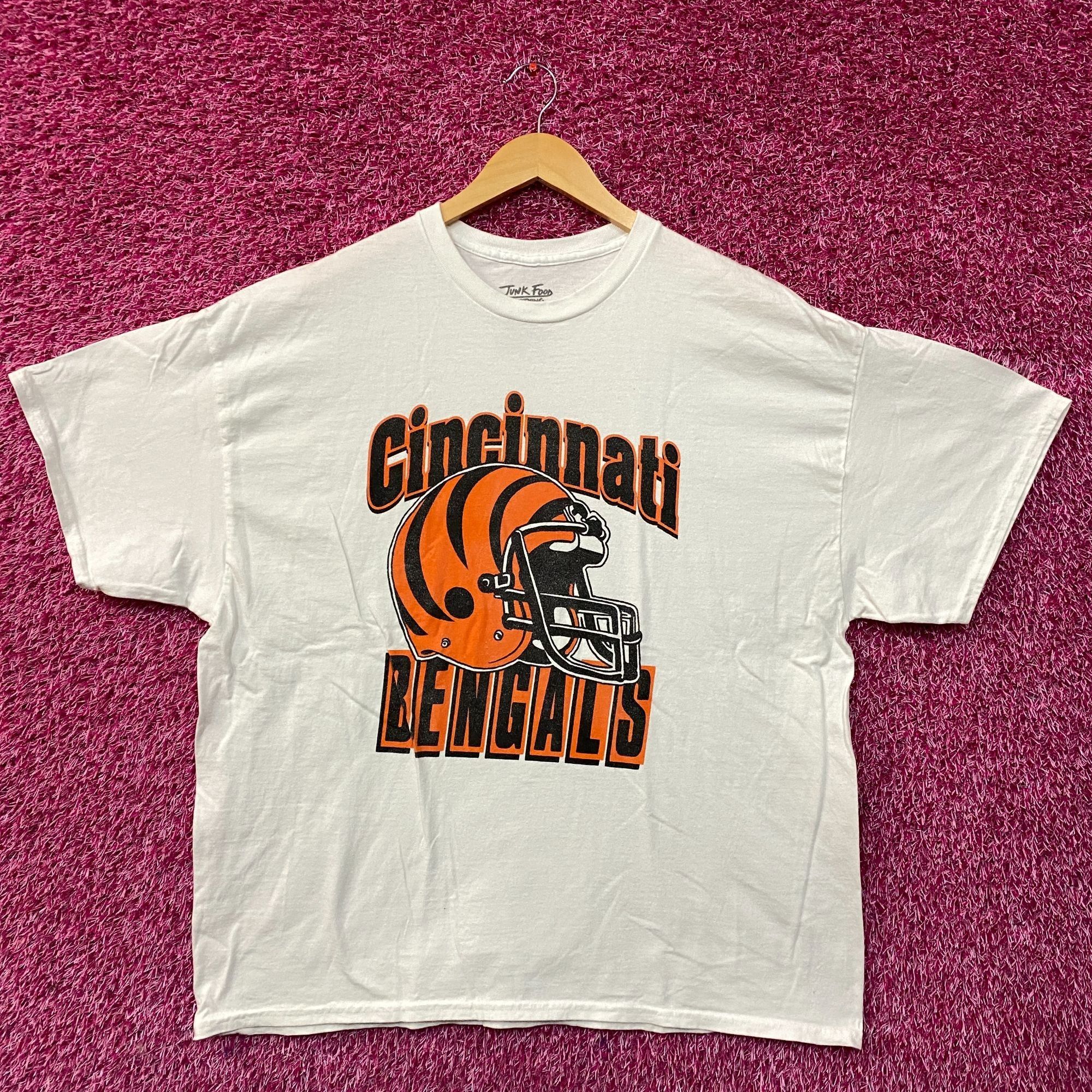 Junk Food Junk Food Clothing NFL Cincinnati Bengals Helmet Logo T-Shir Size US XL / EU 56 / 4 - 1 Thumbnail