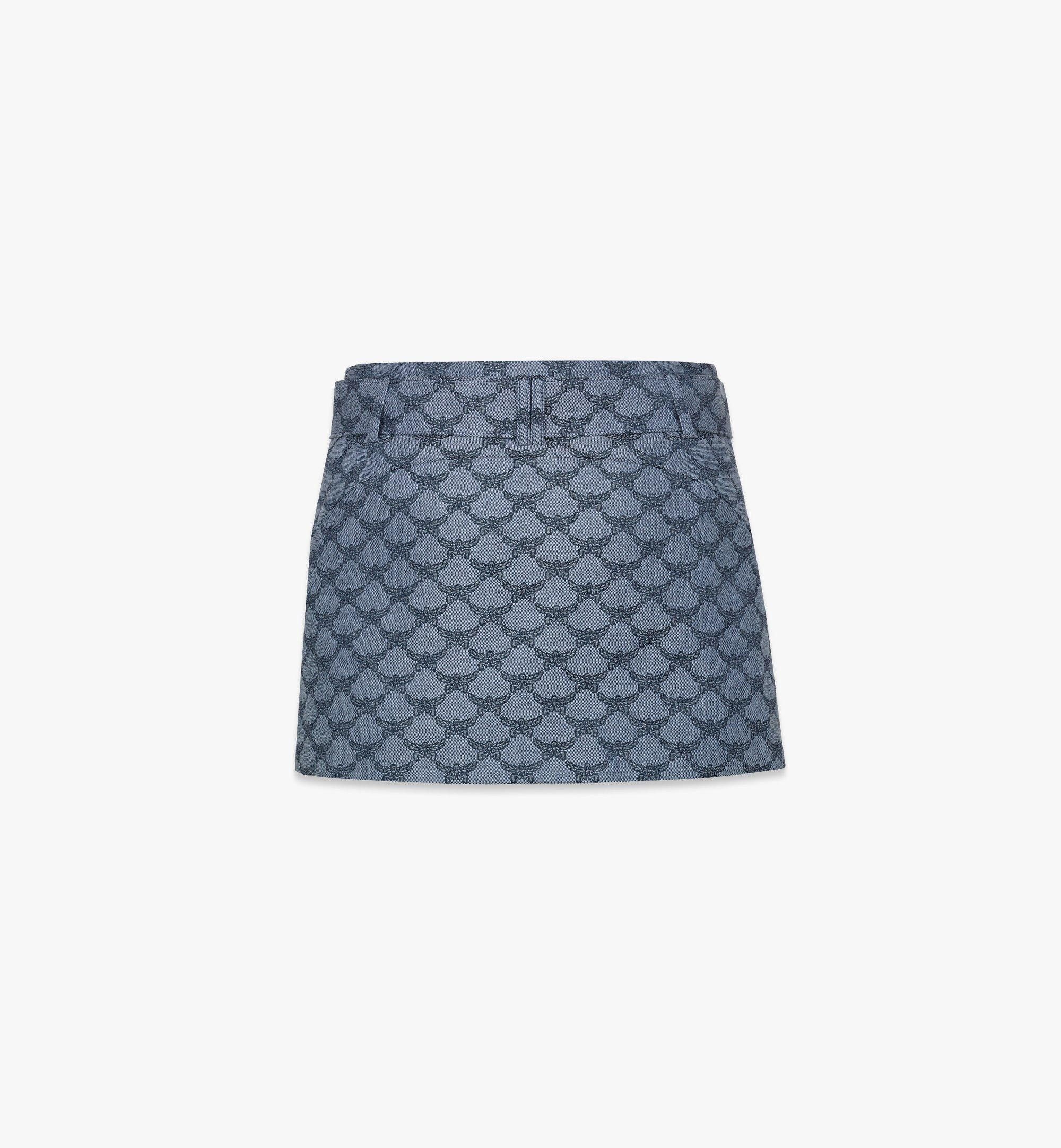 MCM o1mt1gz1224 Mini Skirt in Indigo Size 26" / US 2 / IT 38 - 4 Thumbnail