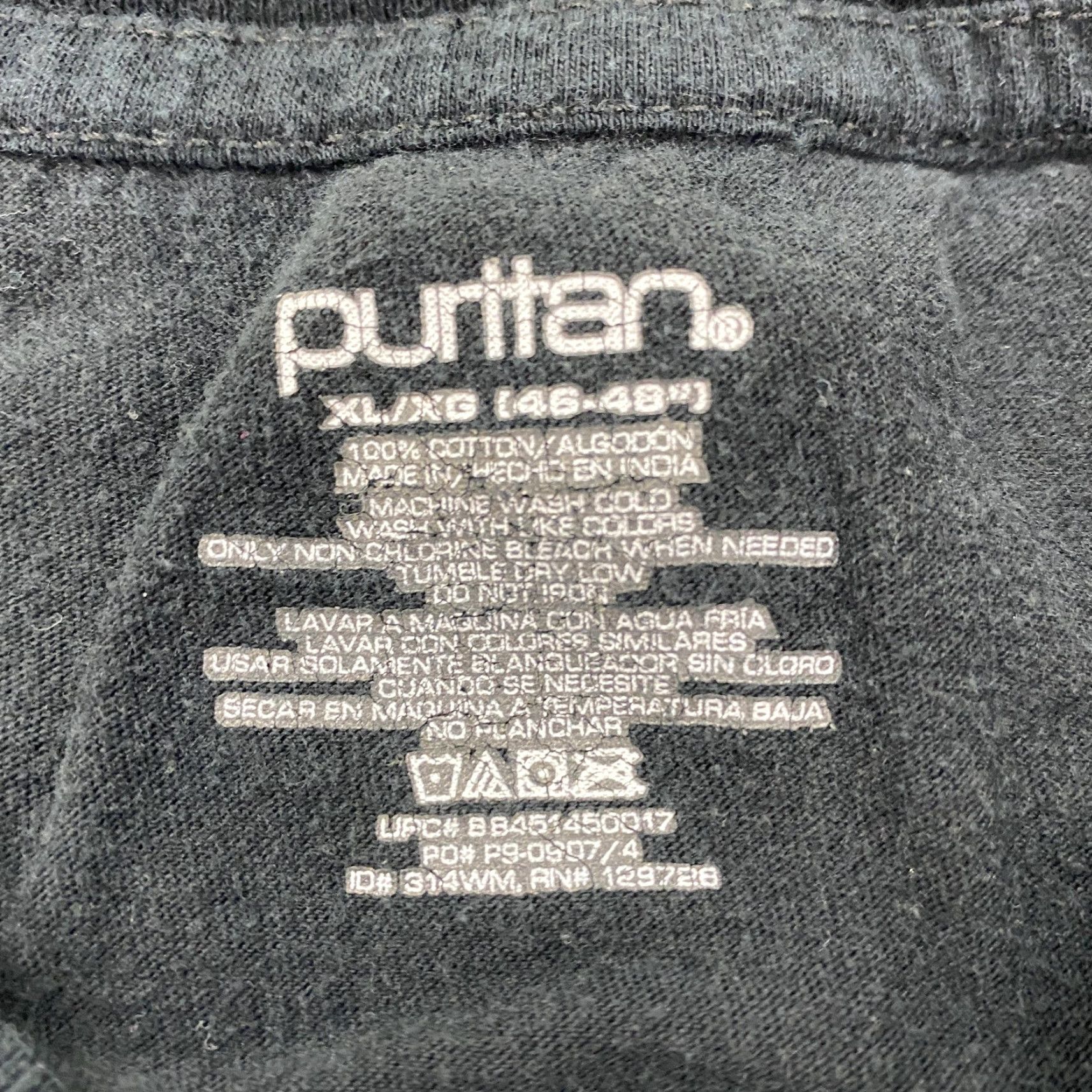 Vintage VINTAGE Puritan Heavy Metal Shirt Mens XL Black Graphic Print 80s 90s Concert Halloween Size US XL / EU 56 / 4 - 7 Thumbnail