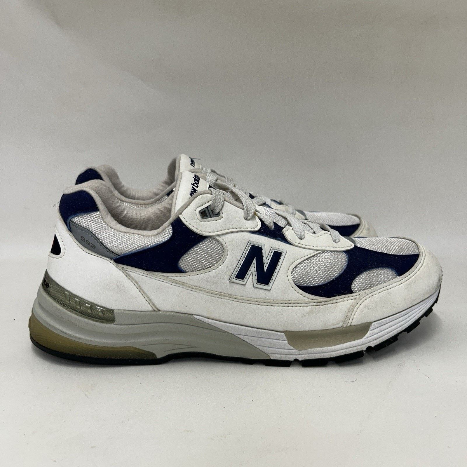 New Balance New Balance 992 Made in USA “White Navy” M992EC Size US 13 / EU 46 - 4 Thumbnail