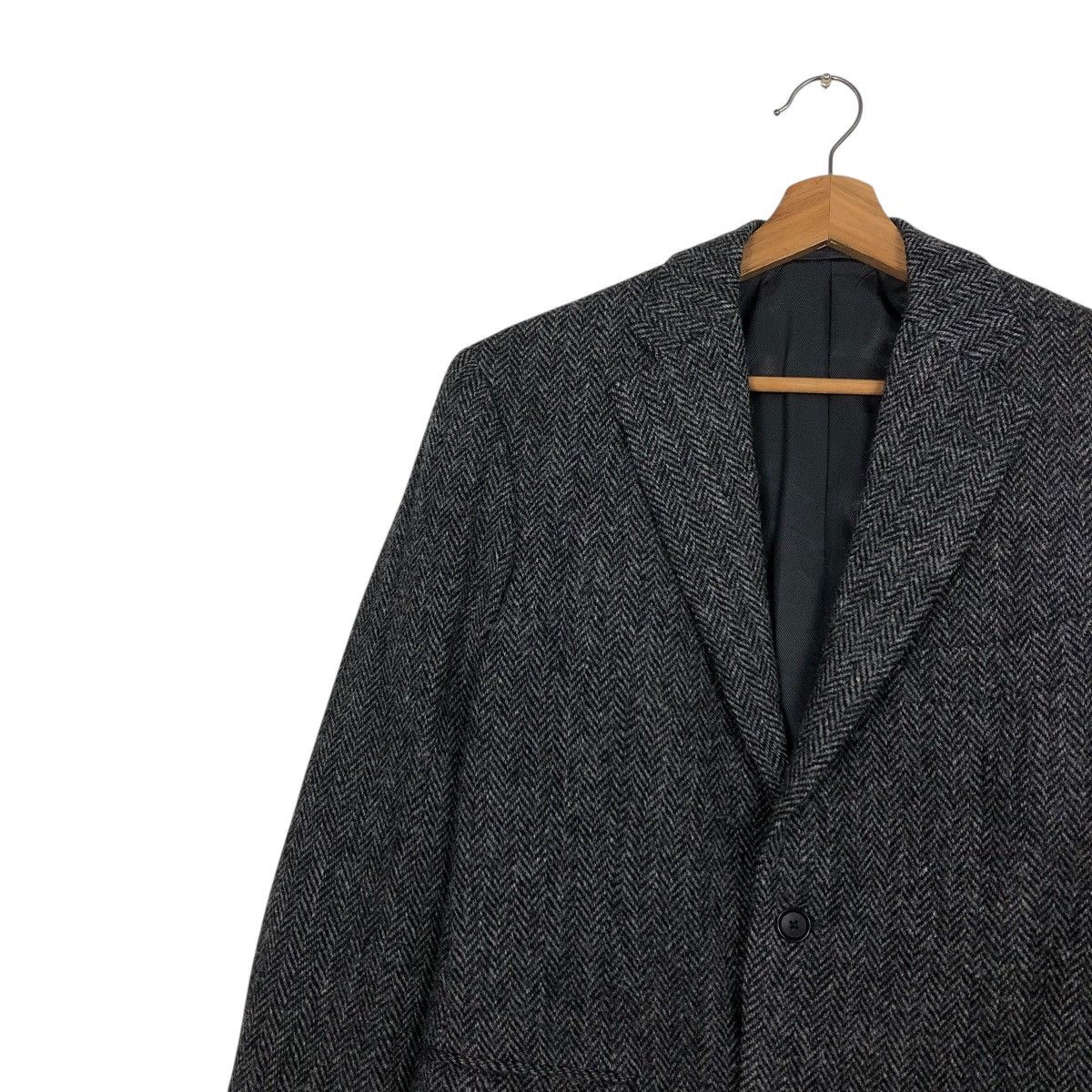 Harris Tweed 📌Vintage Wool Jacket Harris Tweed Double Breast Herringbone Size US M / EU 48-50 / 2 - 8 Thumbnail