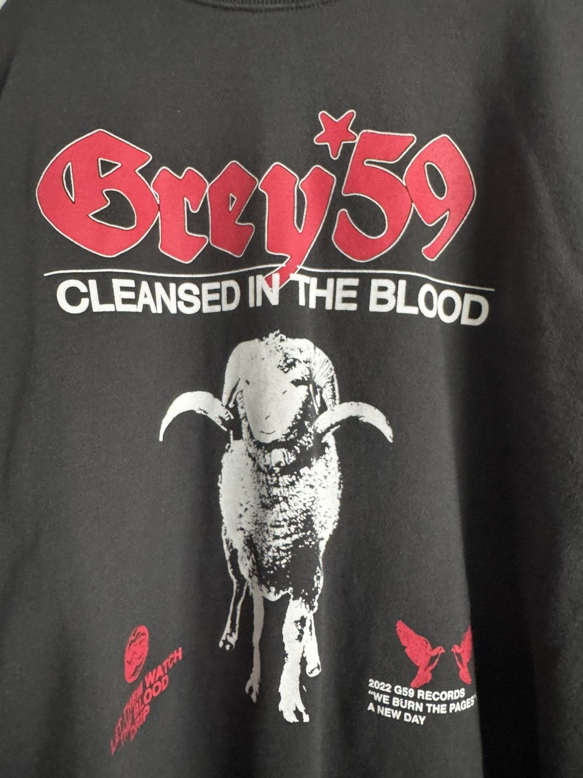 G59 Records suicideboys G59 Cleansed in the blood CHARCOAL staff goat Size US XL / EU 56 / 4 - 14 Thumbnail