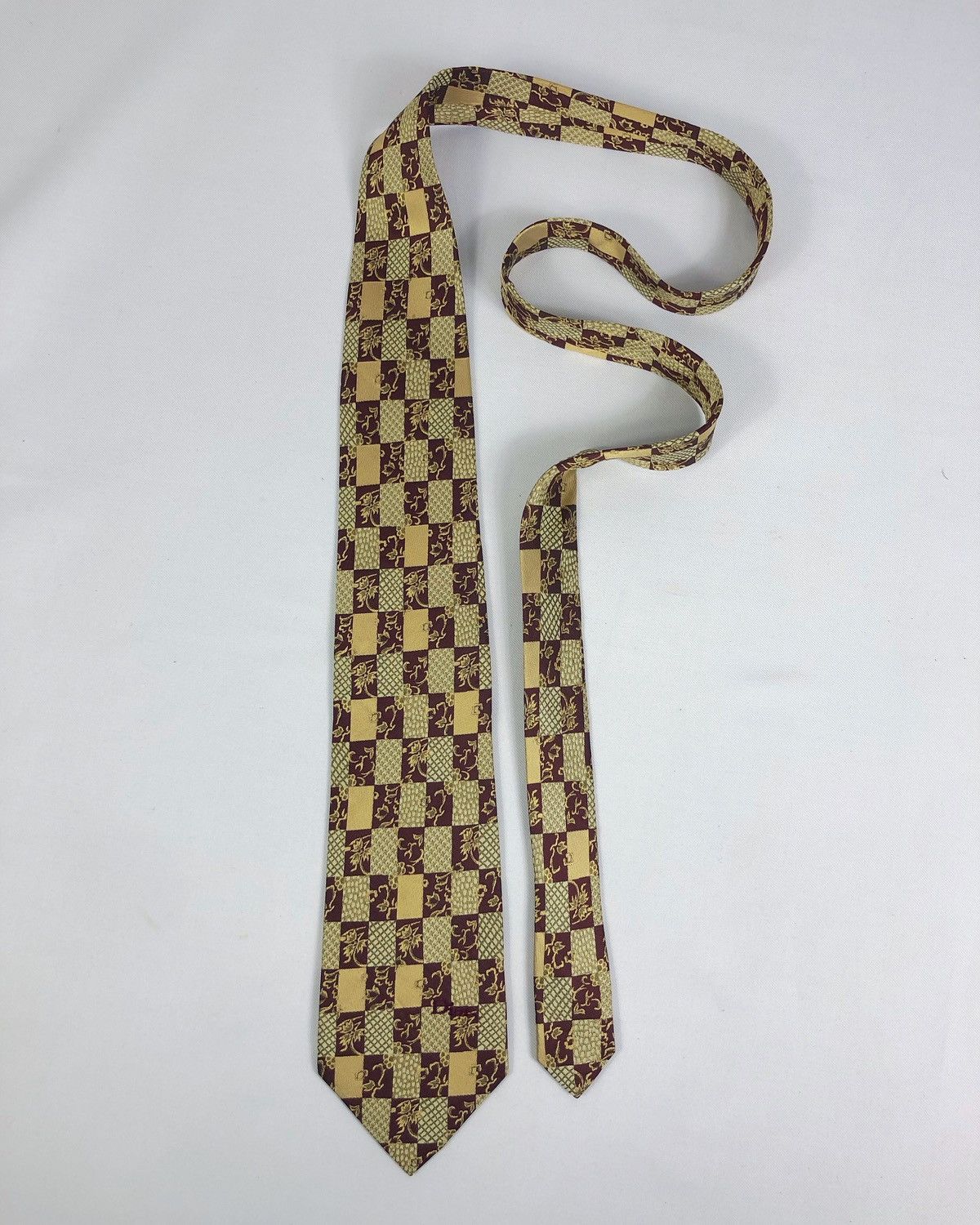 Christian Dior Monsieur Rare Vintage Christian Dior Monsieur Floral Silk Tie Size ONE SIZE - 2 Thumbnail