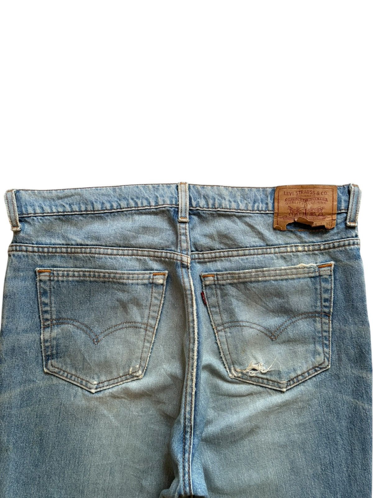 Levi's Vintage 90s Levis Mud Wash Distressed Baggy Jeans Size US 36 / EU 52 - 8 Thumbnail