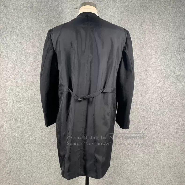 Comme des Garcons Comme des Garcons Black Wool Long Trench Coat Size US M / EU 48-50 / 2 - 4 Thumbnail
