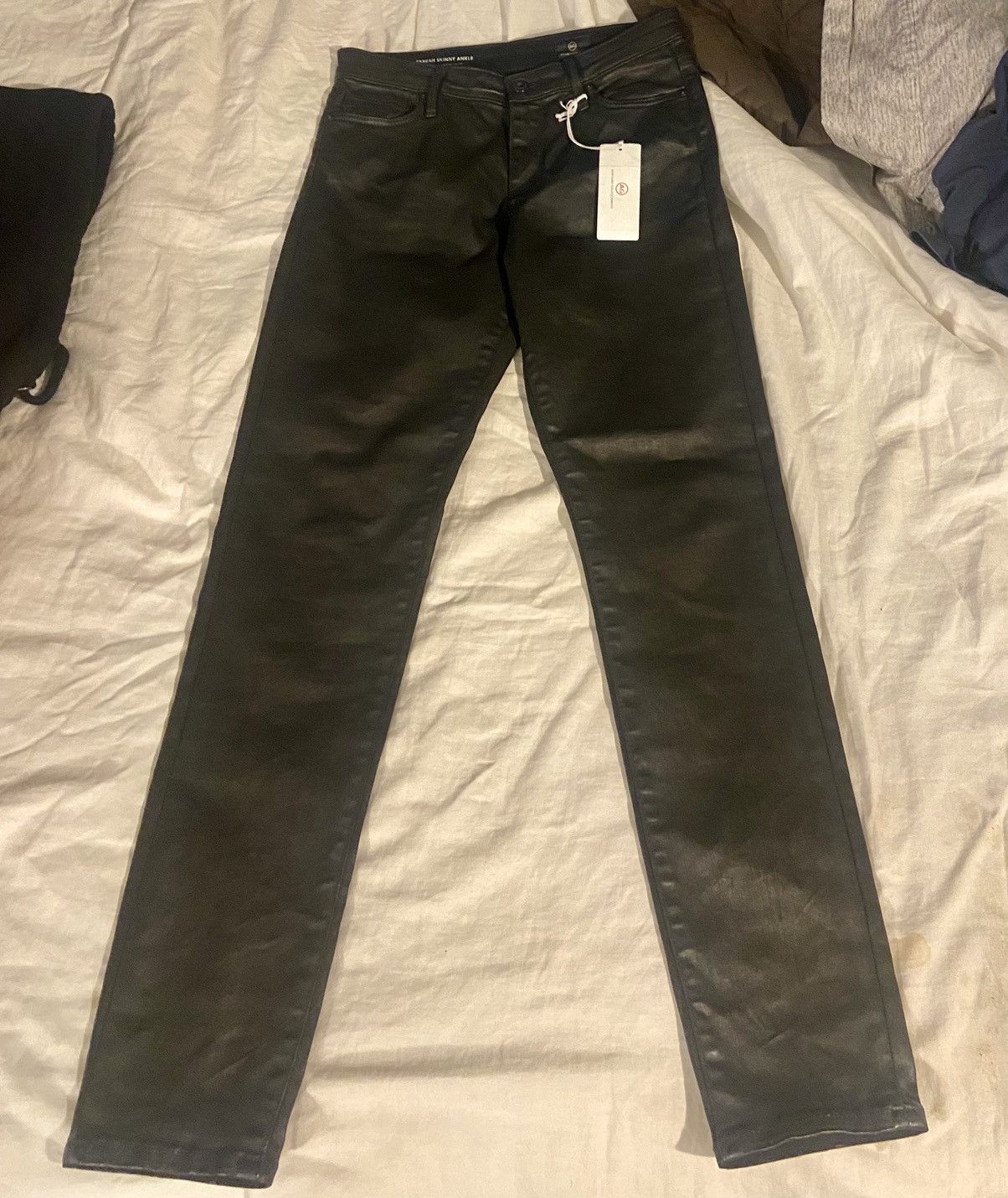 AG Adriano Goldschmied AG wax coated jeans Size 24" / US 00 / IT 34 - 7 Thumbnail