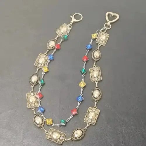 Jewelry Agate Retro Pants Chain Waist Chain Size ONE SIZE - 2 Thumbnail