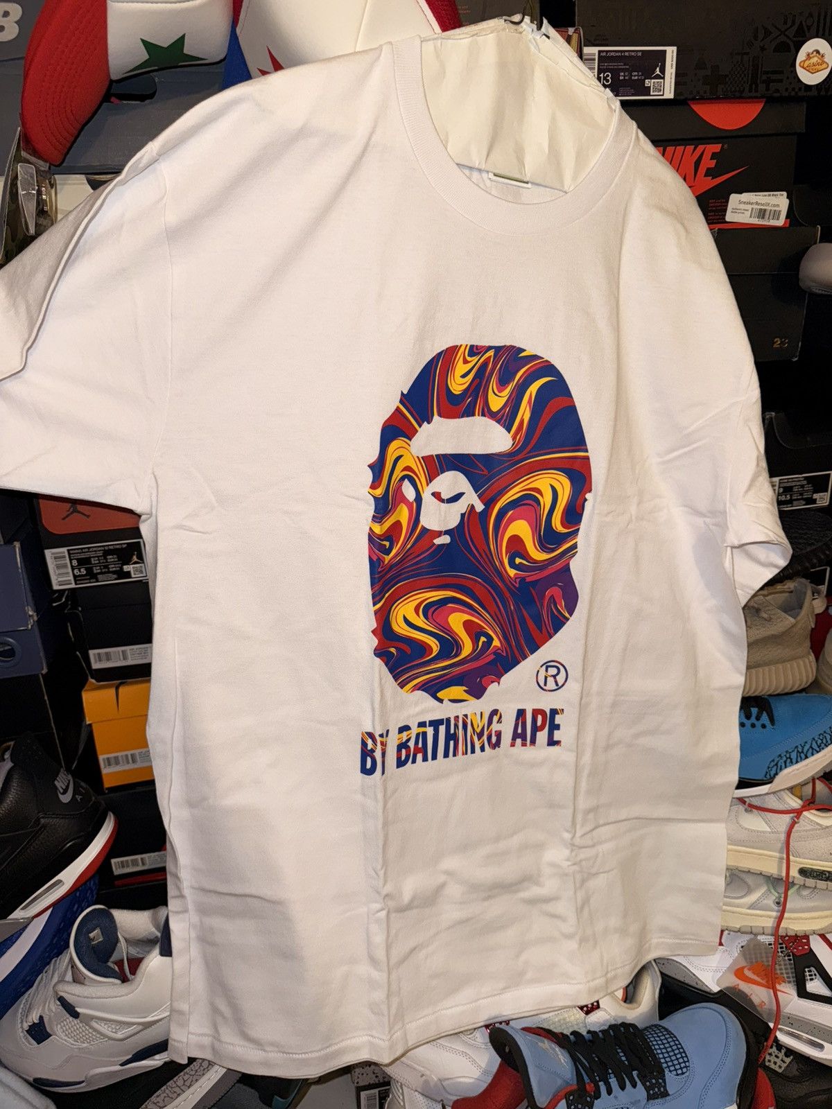 Bape Bape marble tee size Xl/2XL Size US XXL / EU 58 / 5 - 1 Thumbnail