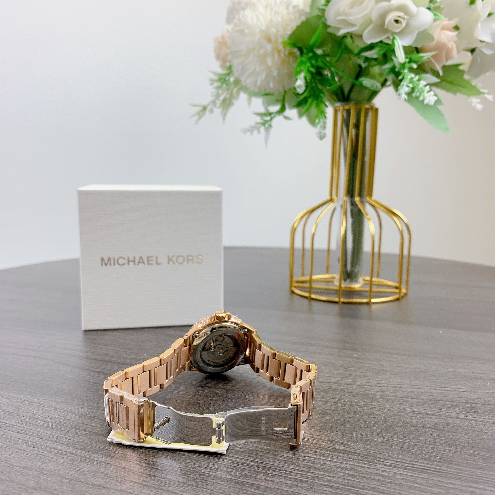 Michael Kors Michael Kors MK9051 Sage Three-Hand Rose Gold-Tone Size ONE SIZE - 5 Thumbnail