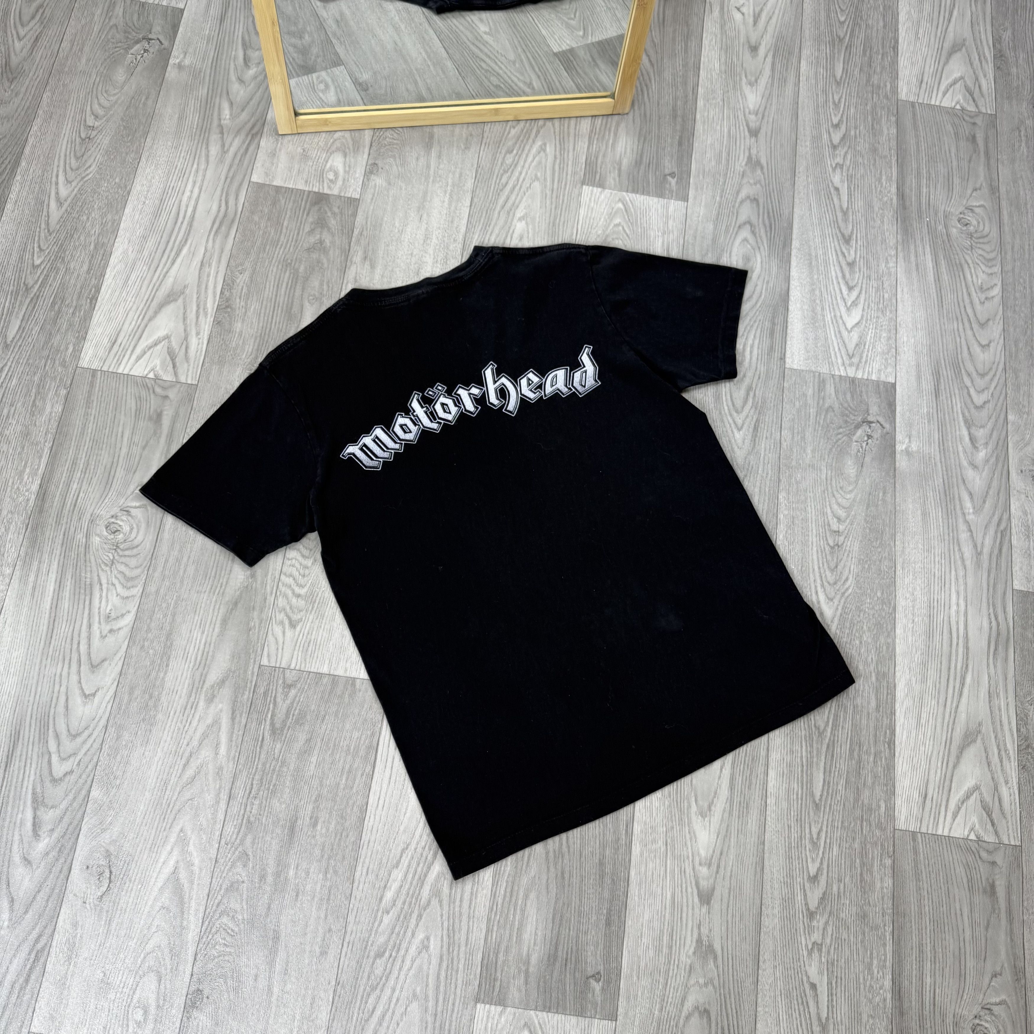 Vintage Vintage Motorhead 90s Rock Band Black Graphic Tee Shirt Size US M / EU 48-50 / 2 - 4 Thumbnail