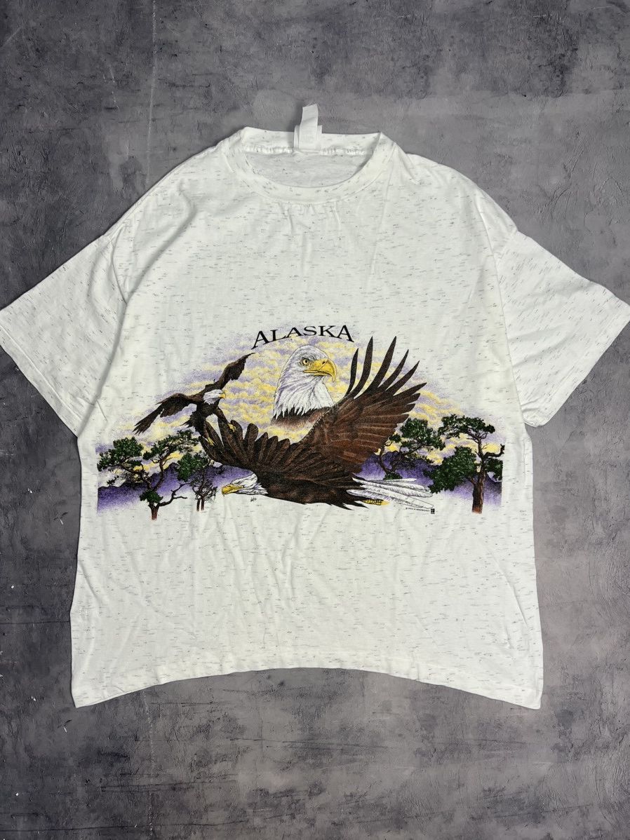 Vintage Vintage Animal Tee Alaska Screen Works Size US XXL / EU 58 / 5 - 1 Thumbnail