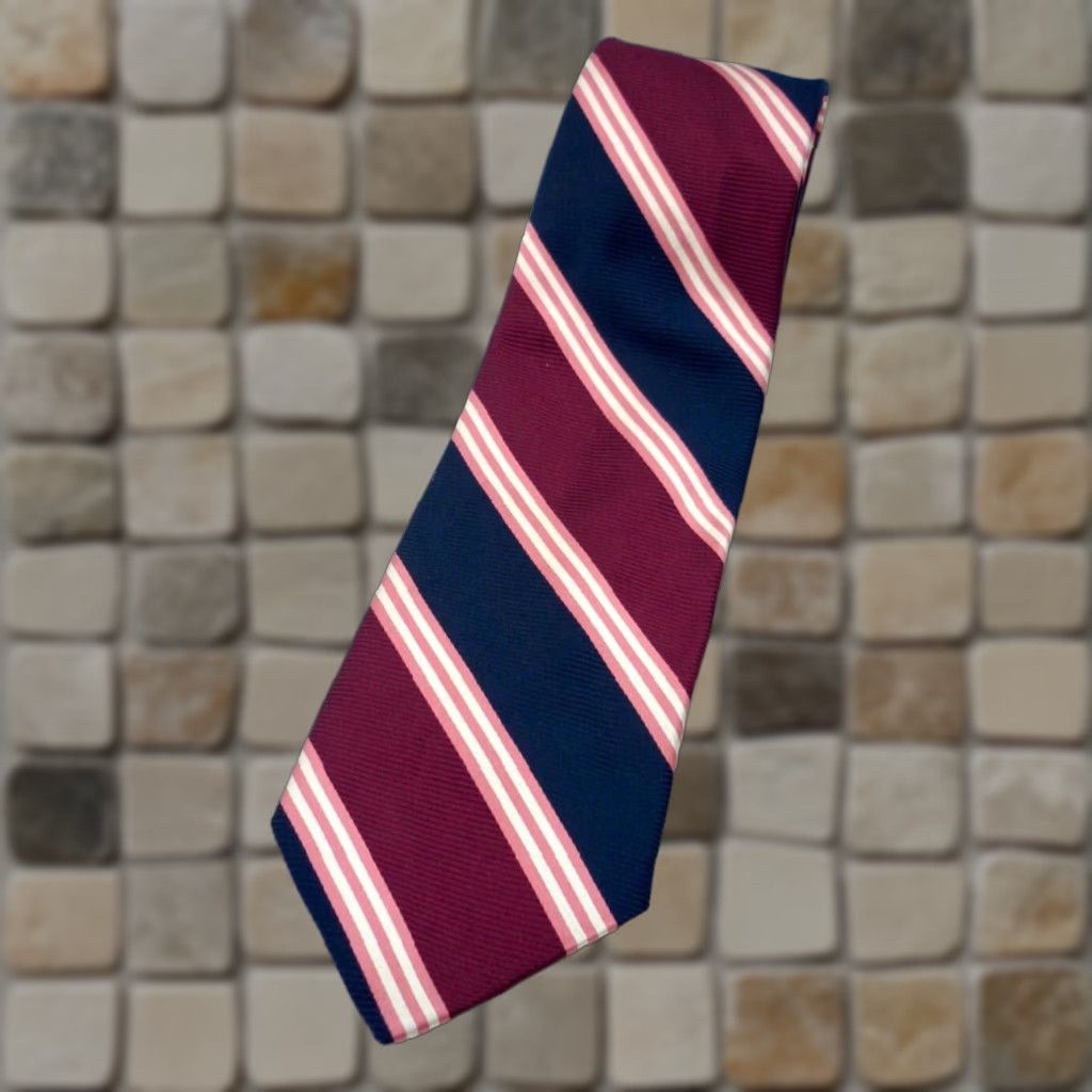 Brooks Brothers Brooks Brothers Makers Silk Tie Woven in England Made in USA Multicolor Stripes 60" 3.75" Silk Men Tie Size ONE SIZE - 1 Thumbnail