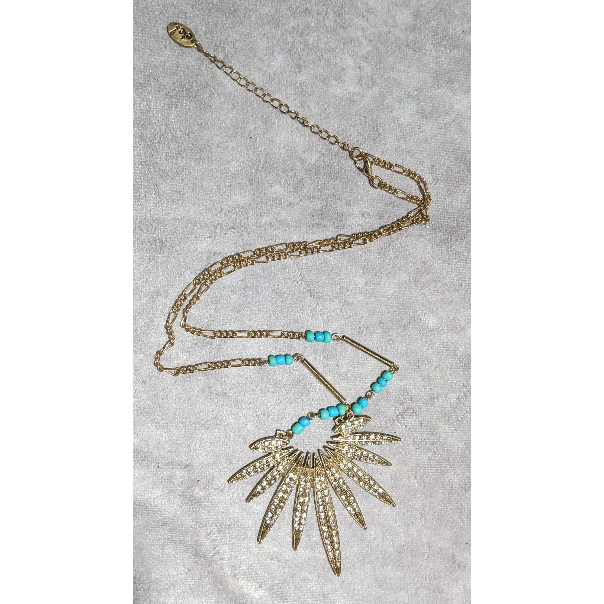 Other Southwestern Sunburst Rhinestone Pendant Necklace Size ONE SIZE - 8 Thumbnail