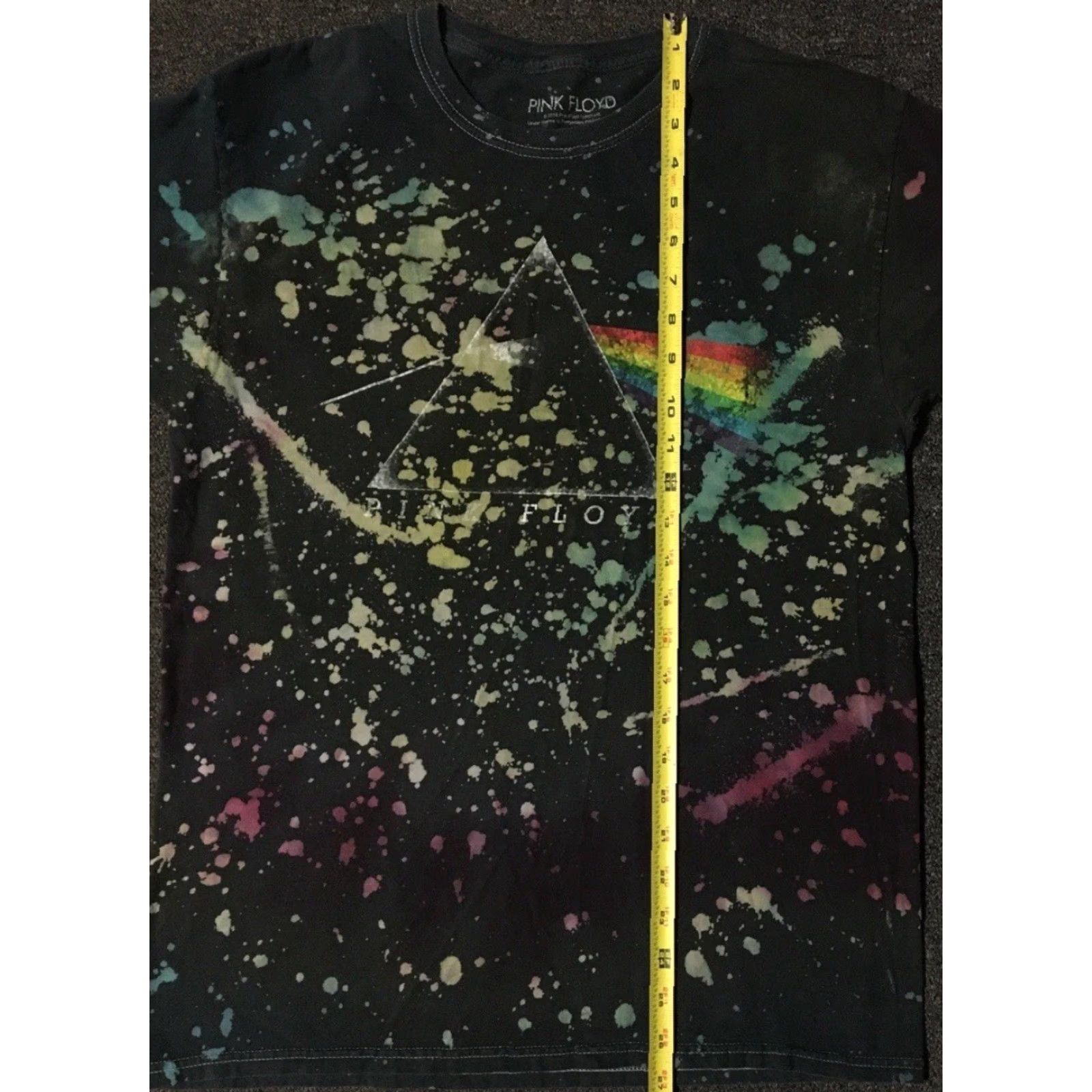 Vintage VINTAGE Pink Floyd Dark Side Of The Moon Tie Dye Shirt M Tour Concert ACDC Rock Band Vtg Size US M / EU 48-50 / 2 - 7 Thumbnail
