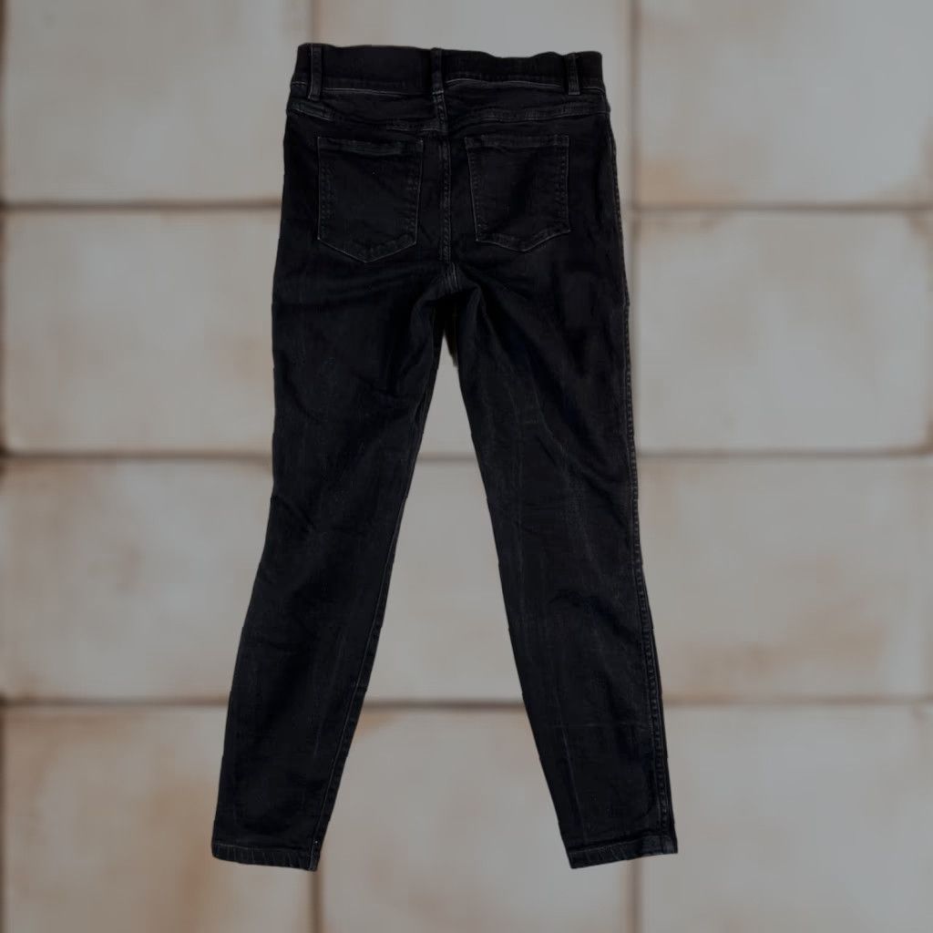 Spanx SPANX Jeggings Womens Small Petite Black Pull On Cotton Stretch Slimming Panel Size 28" / US 6 / IT 42 - 1 Thumbnail