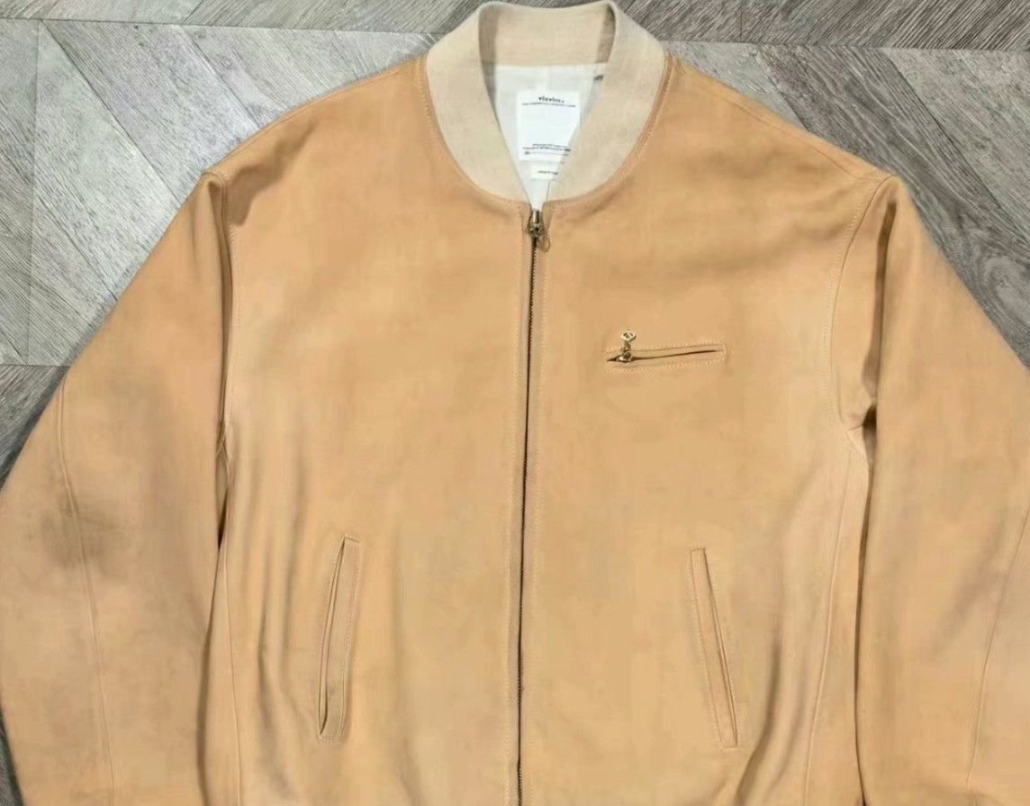 Visvim VISVIM 21SS VARSITY JKT IT(FR VEG L) French lambskin baseba 