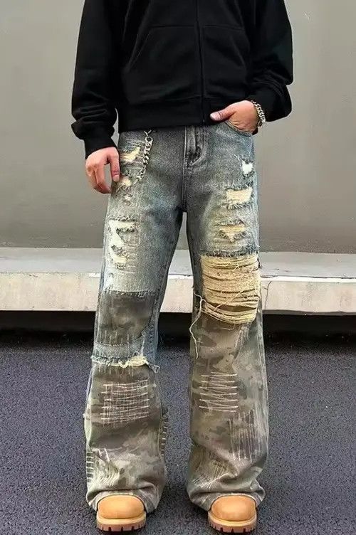 Japanese Brand Mitsuya x Naoko Y2K Style Distressed Pant Size US 30 / EU 46 - 5 Thumbnail