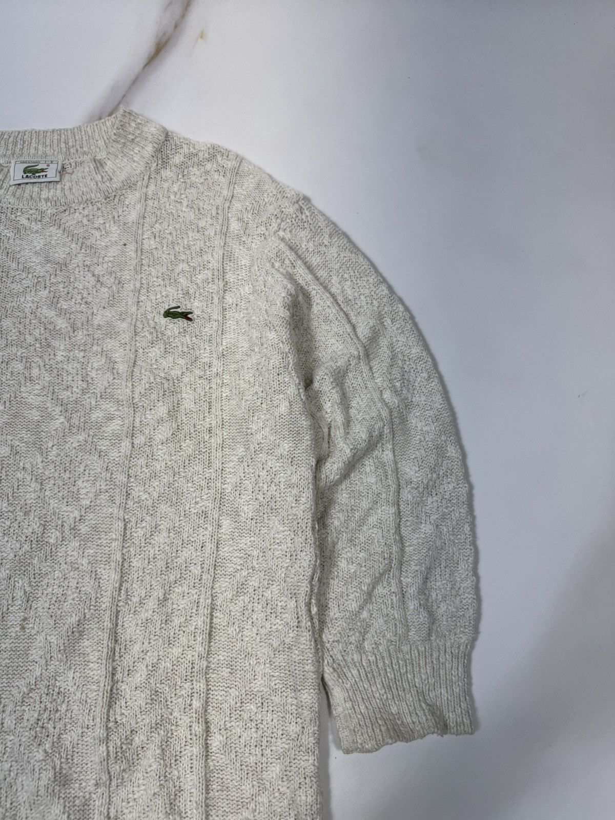 Lacoste Vintage Lacoste Knit Crewneck Sweater Size US XL / EU 56 / 4 - 5 Thumbnail