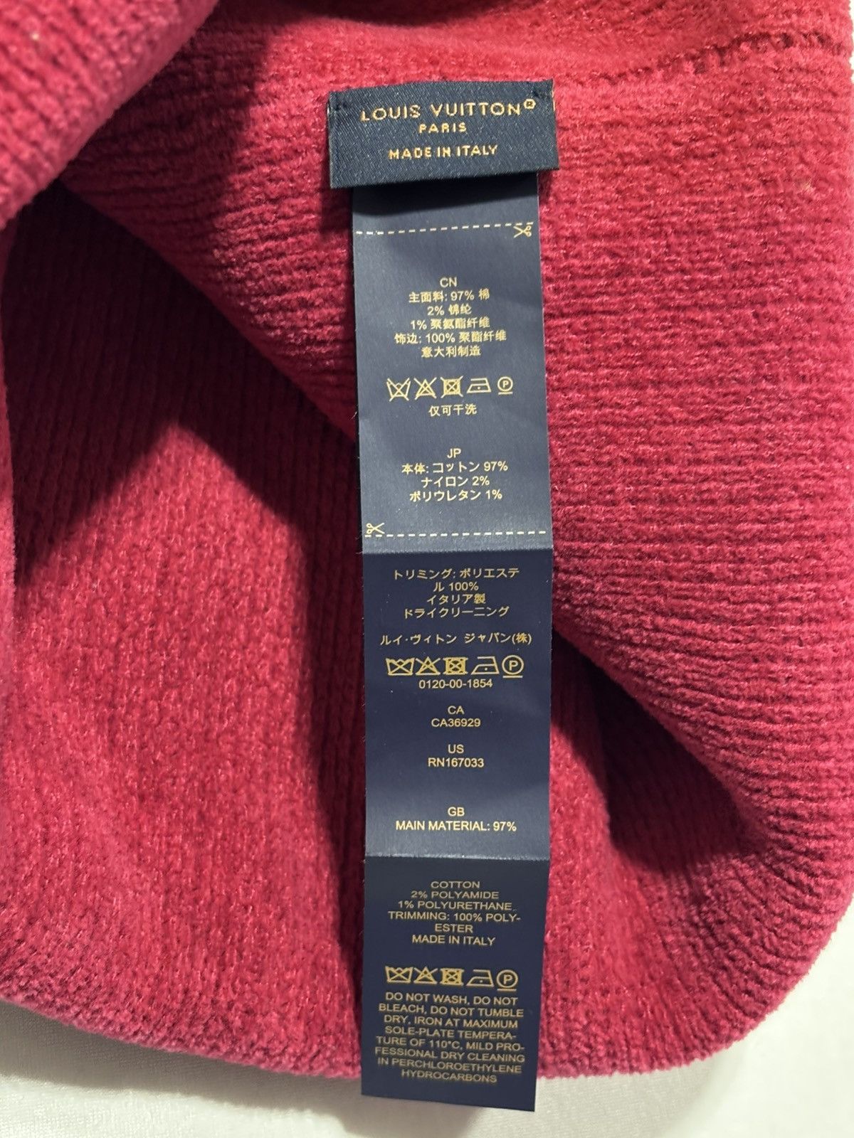 Louis Vuitton Louis Vuitton Crush Monogram Heritage Beanie Size ONE SIZE - 6 Thumbnail