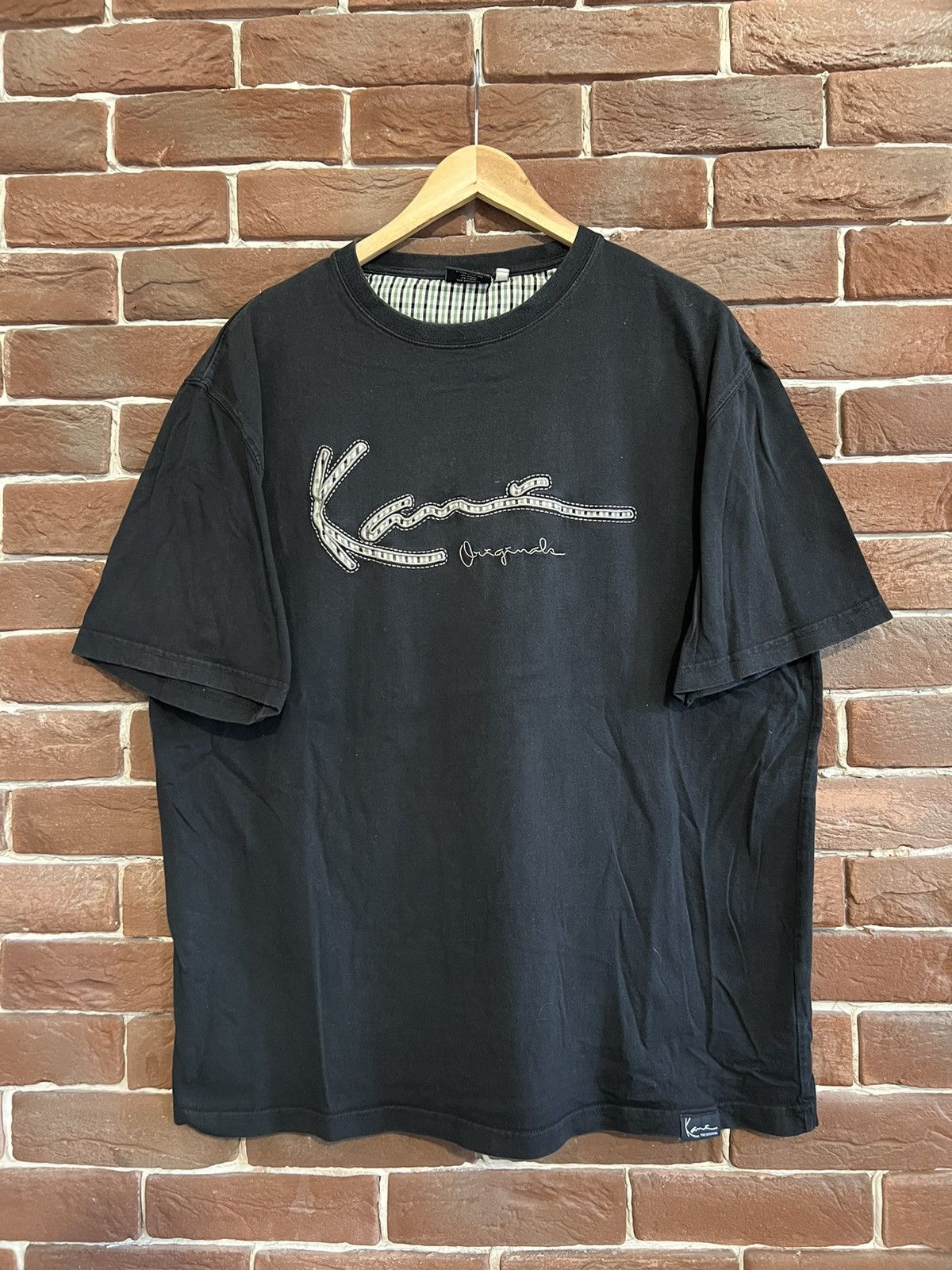 Karl Kani 90s Karl Kani Big Logo Rap Shirt Rare Vintage Hype Streetwea Size US XL / EU 56 / 4 - 1 Thumbnail