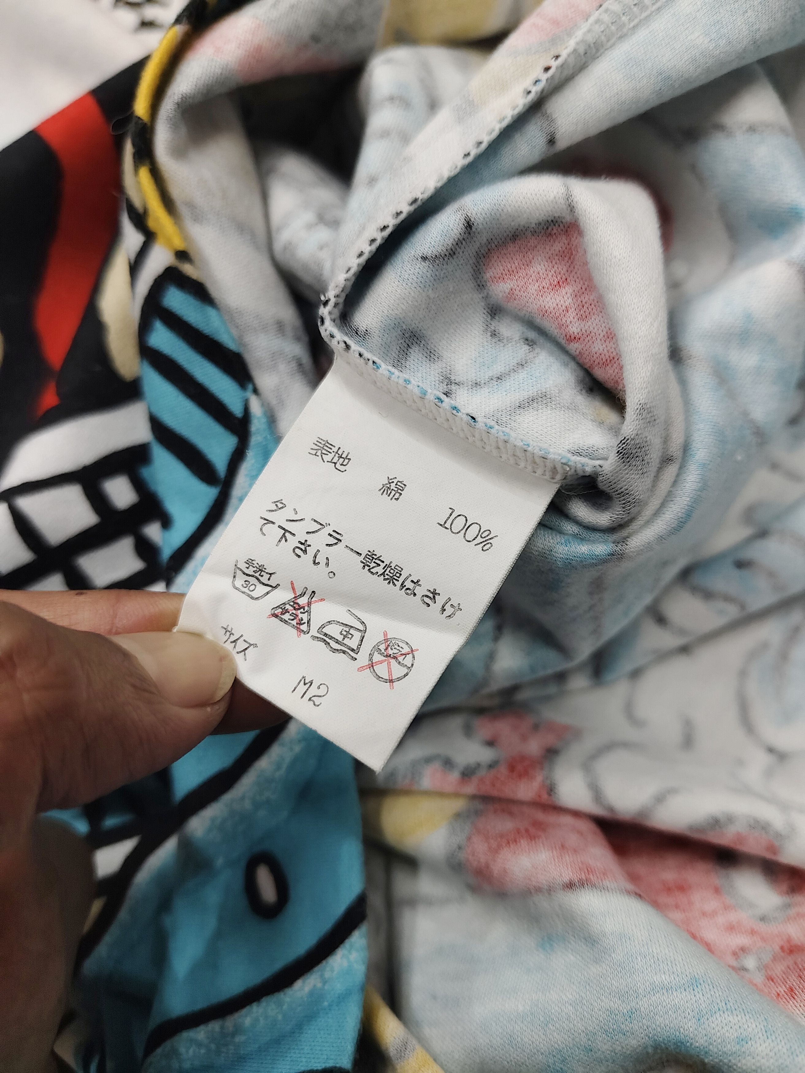 Kansai Yamamoto 80s Kansai O2🔥Archive Samurai Ukiyo-e Comic Graphic Tee Size US M / EU 48-50 / 2 - 6 Thumbnail