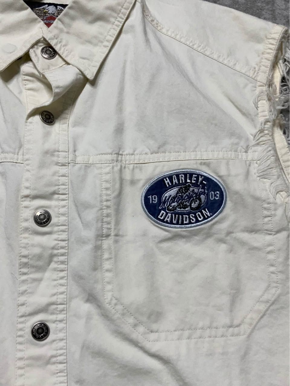 Harley Davidson Vtge. Harley Davidson Sleeveless Size M-2006 Size US M / EU 48-50 / 2 - 3 Thumbnail