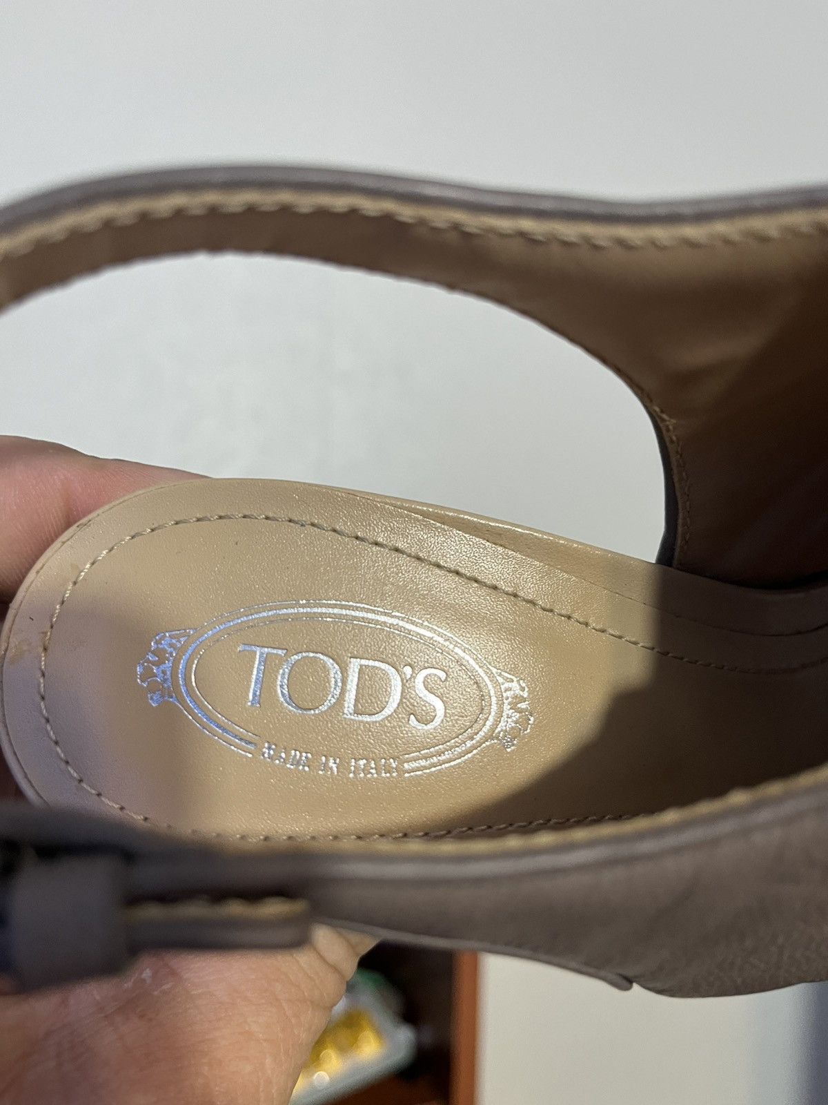 Tod's Tod’s Quilted Pattern Leather Slingback Heels Made in Italy Size US 7 / IT 37 - 10 Thumbnail