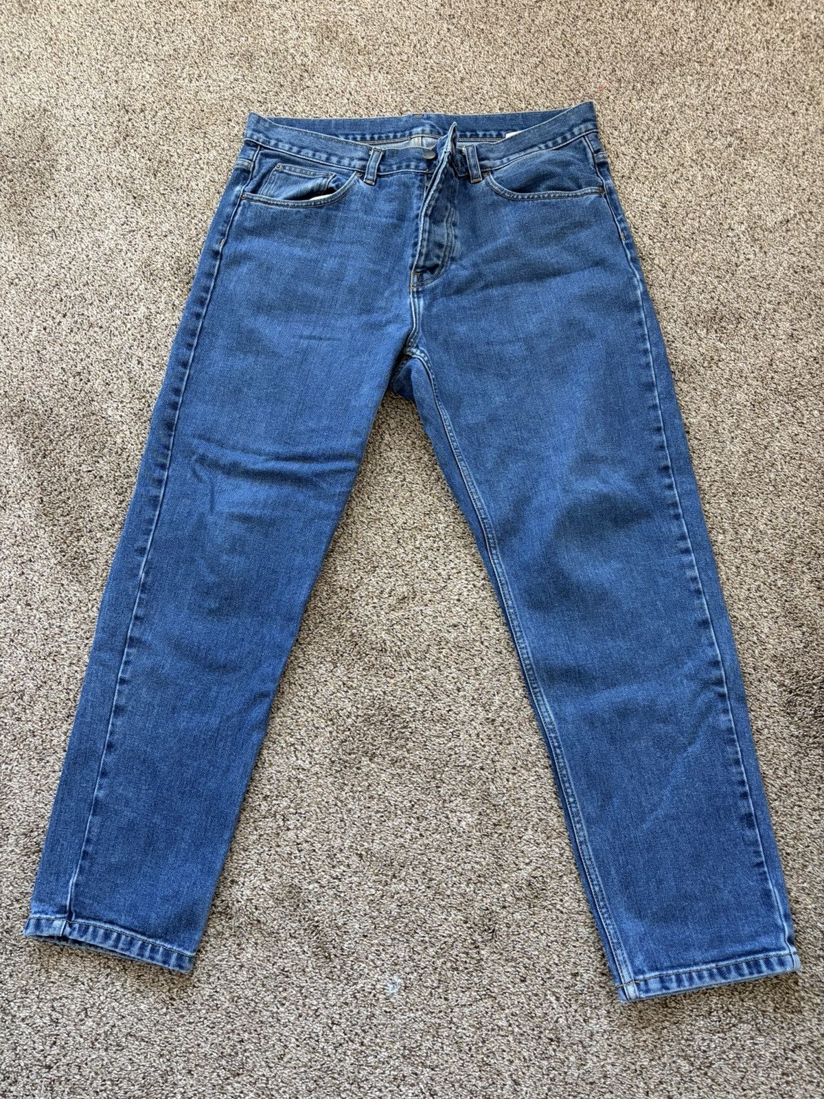 Carhartt Carhartt WIP Newell Pant | Size 34 | Blue Stonewashed Size US 34 / EU 50 - 1 Thumbnail