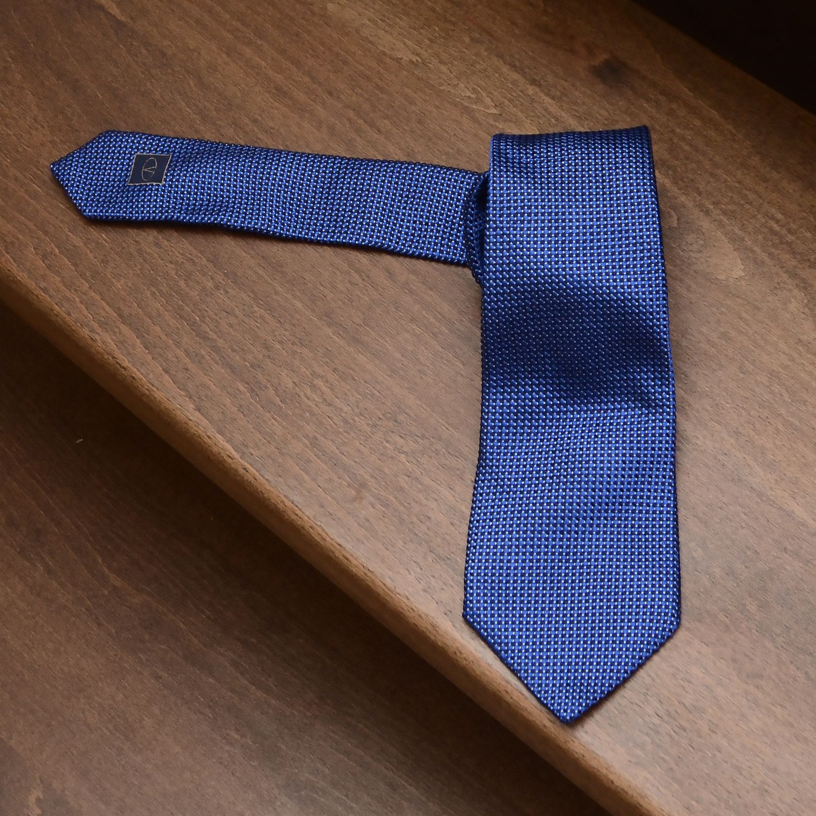 Valentino VALENTINO Cravatte Micro Printed Boho Silk Luxury Neck Tie Size ONE SIZE - 2 Thumbnail