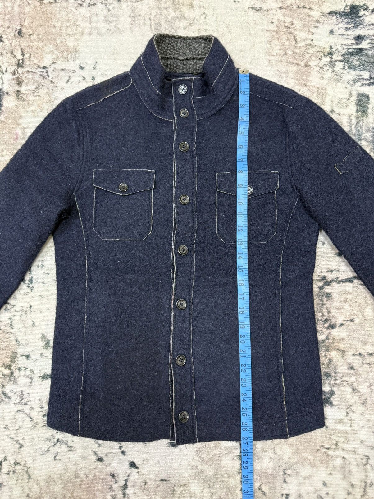 GAS Man Gas Mohair Chekered Lined Jacket Size US S / EU 44-46 / 1 - 16 Thumbnail