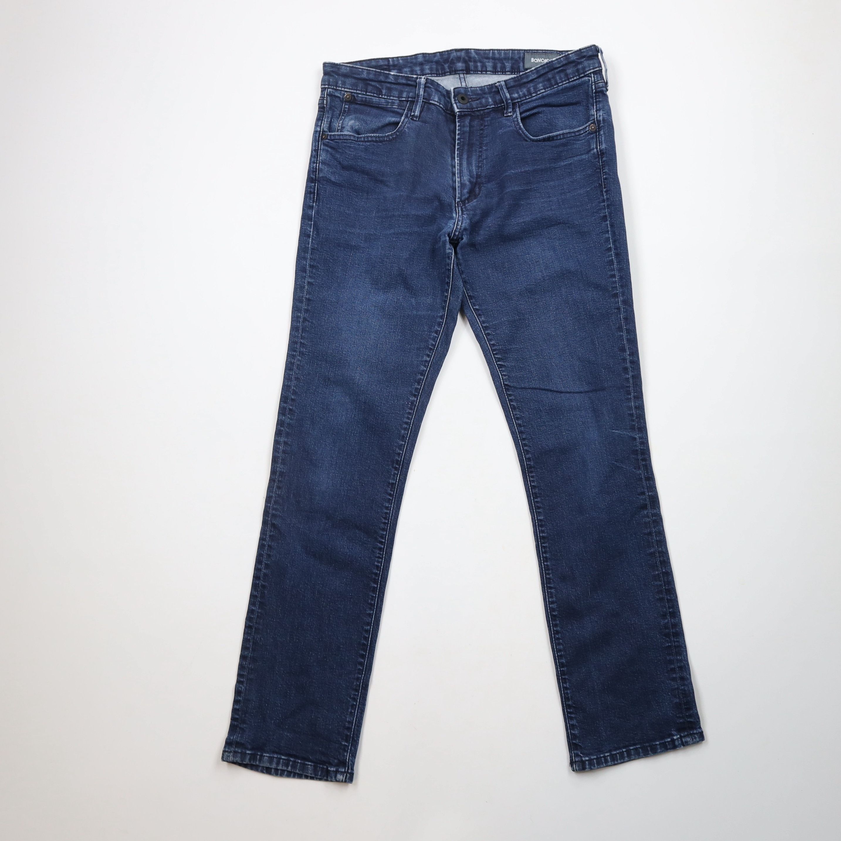 Bonobos × Vintage Bonobos Slim Fit Faded Stretch Denim Jeans Pants Blue Size US 33 - 1 Thumbnail