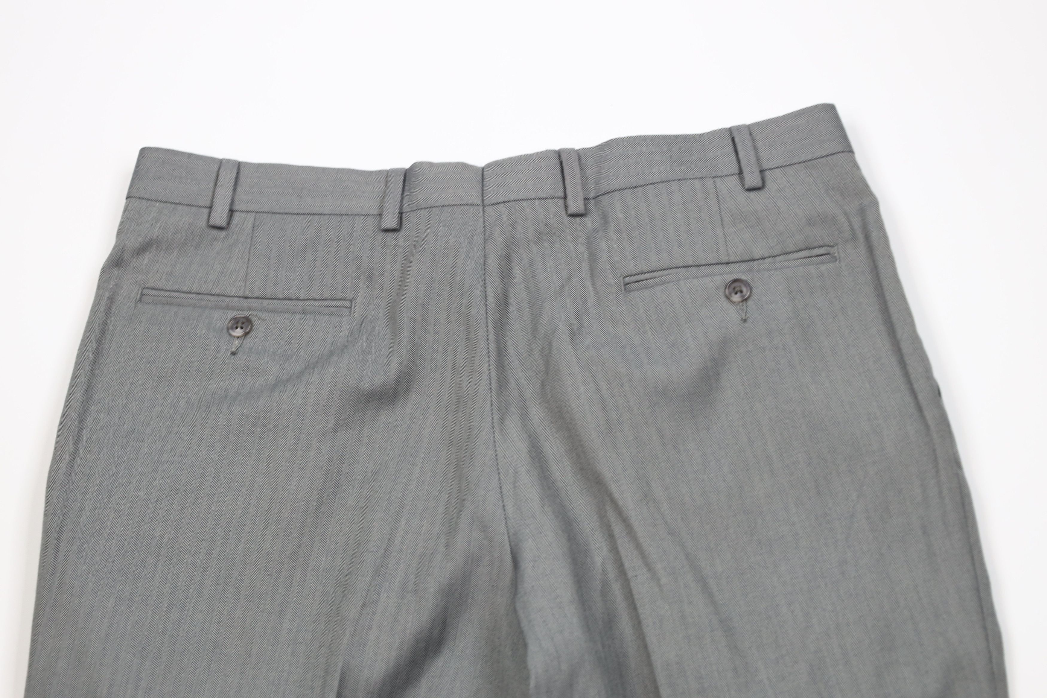 Ralph Lauren Vintage 90s Ralph Lauren Pleated Cuffed Wide Leg Chino Pants Size US 36 / EU 52 - 8 Thumbnail