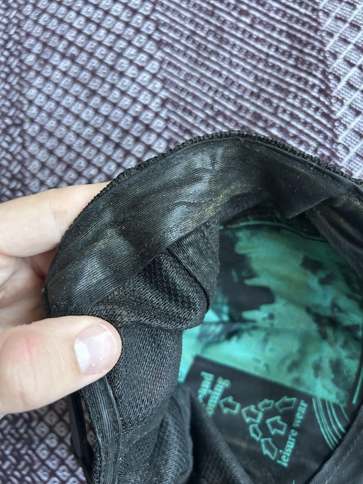 Diesel Vintage Diesel Faded Dirty Big Logo Cap Thrashed Style OS Size ONE SIZE - 8 Thumbnail