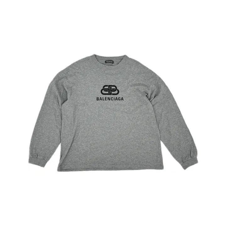 Balenciaga Balenciaga Balenciaga FW22 Logo Long Sleeve TShirt -2507 Size US L / EU 52-54 / 3 - 2 Thumbnail