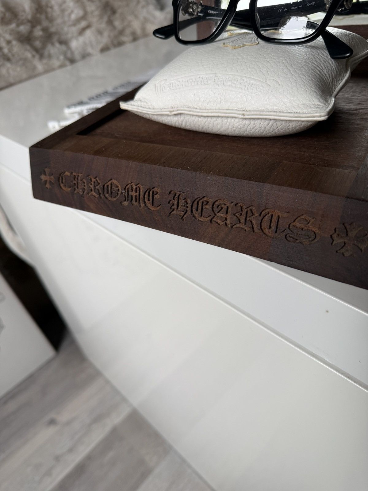 Chrome Hearts Chrome Hearts Ebony Wooden Optical Display Mirror Store Size ONE SIZE - 3 Thumbnail