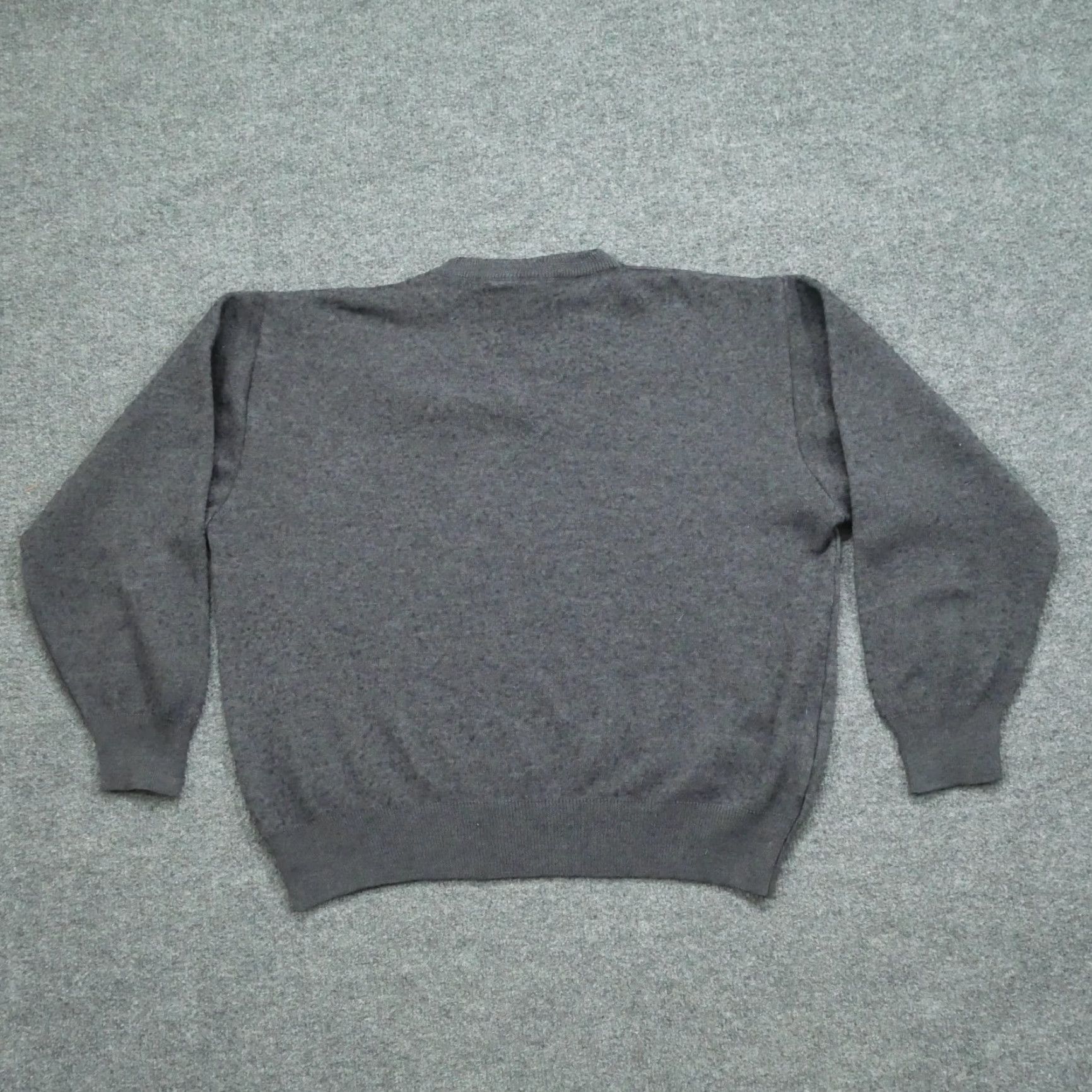 Vintage VINTAGE Massoti Sweater Mens M Gray Merino Wool Blend Pullover Italian Made 90s Casual Crew Neck Knit Pullover Massoti Mens Size M Gray Wool Blend UK? Size US M / EU 48-50 / 2 - 6 Thumbnail