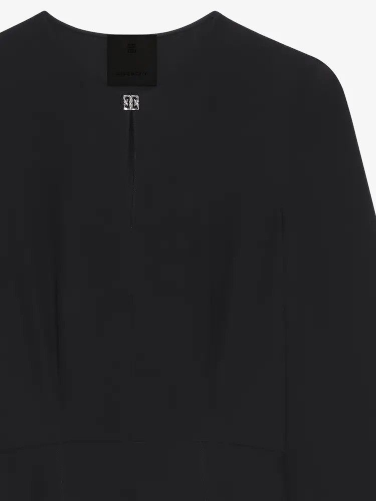 Givenchy o1n1vont0326 Ruffled Dress in Black Size S / US 4 / IT 40 - 5 Thumbnail