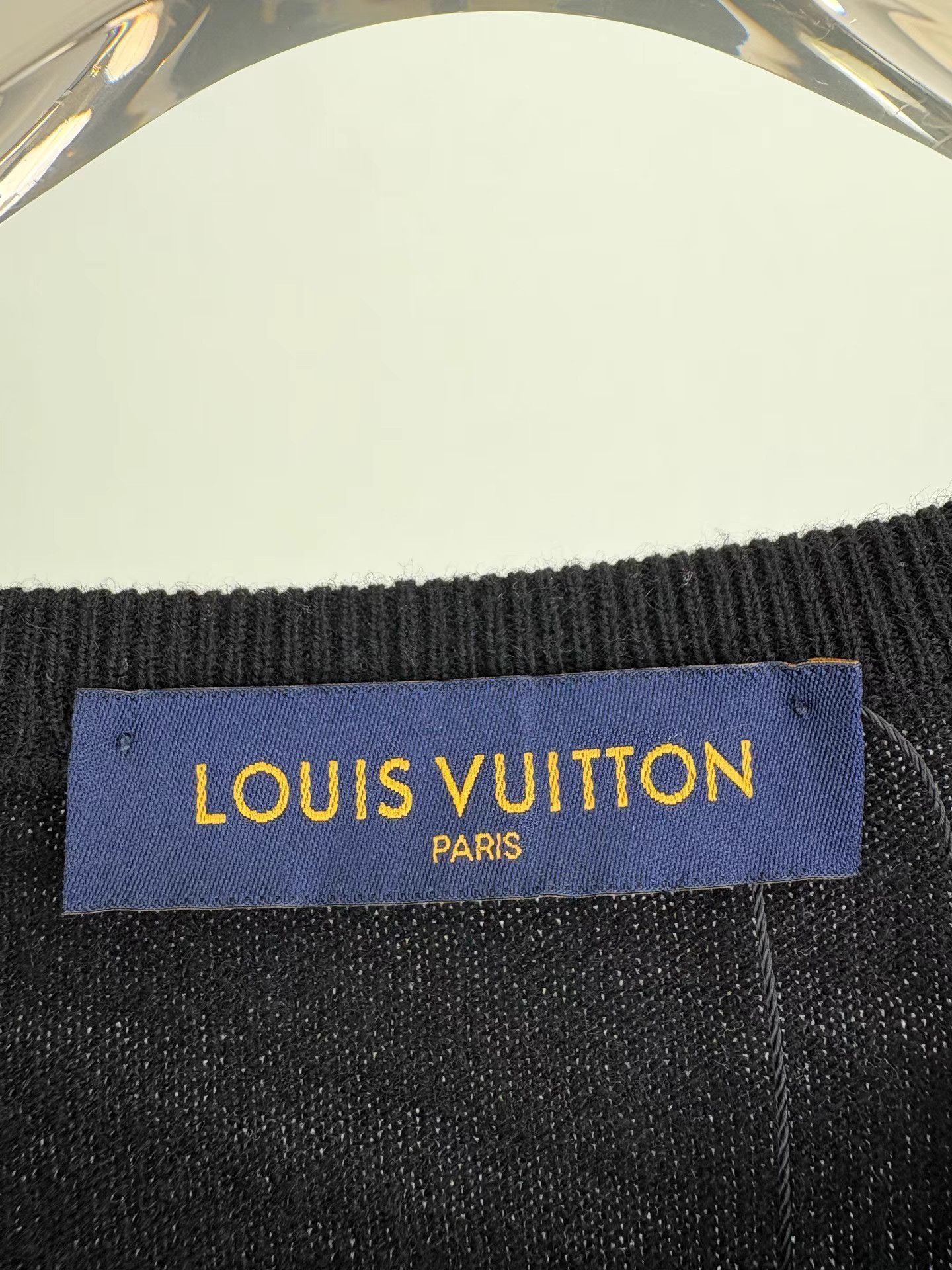 Louis Vuitton Black Long-Sleeve Knit Sweater Size US XXL / EU 58 / 5 - 3 Thumbnail