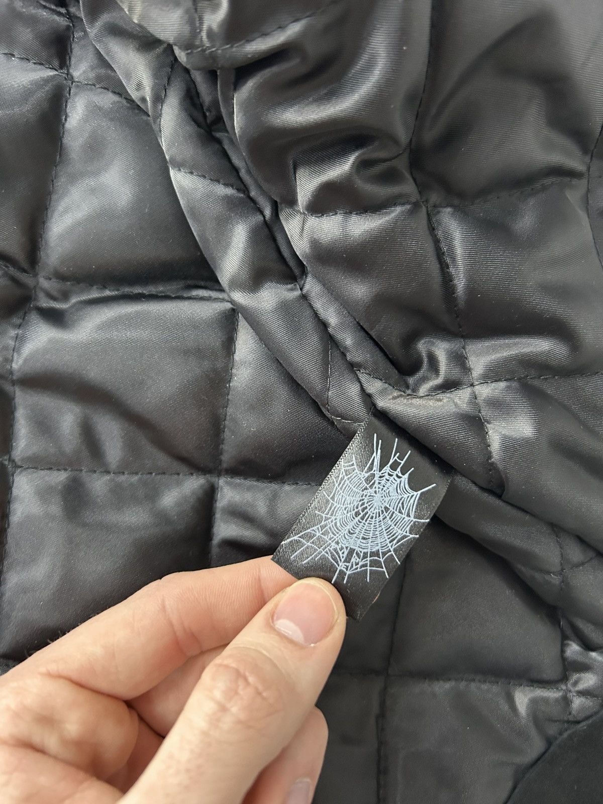 Sp5der Sp5der Black Sherpa Hunter Moto Jacket Zip Up Size M Size US M / EU 48-50 / 2 - 16 Thumbnail