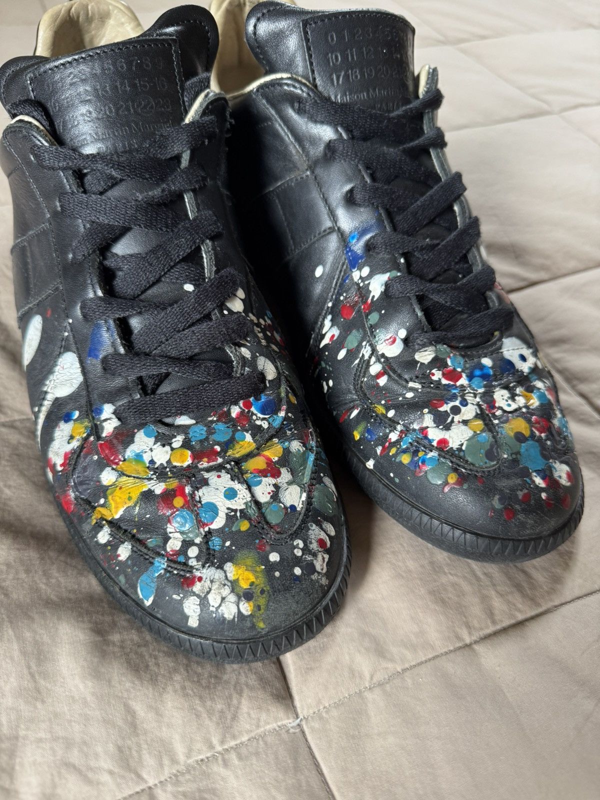 Maison Margiela Maison Margiela Paint Splattered Gats Size US 8 / EU 41 - 3 Thumbnail