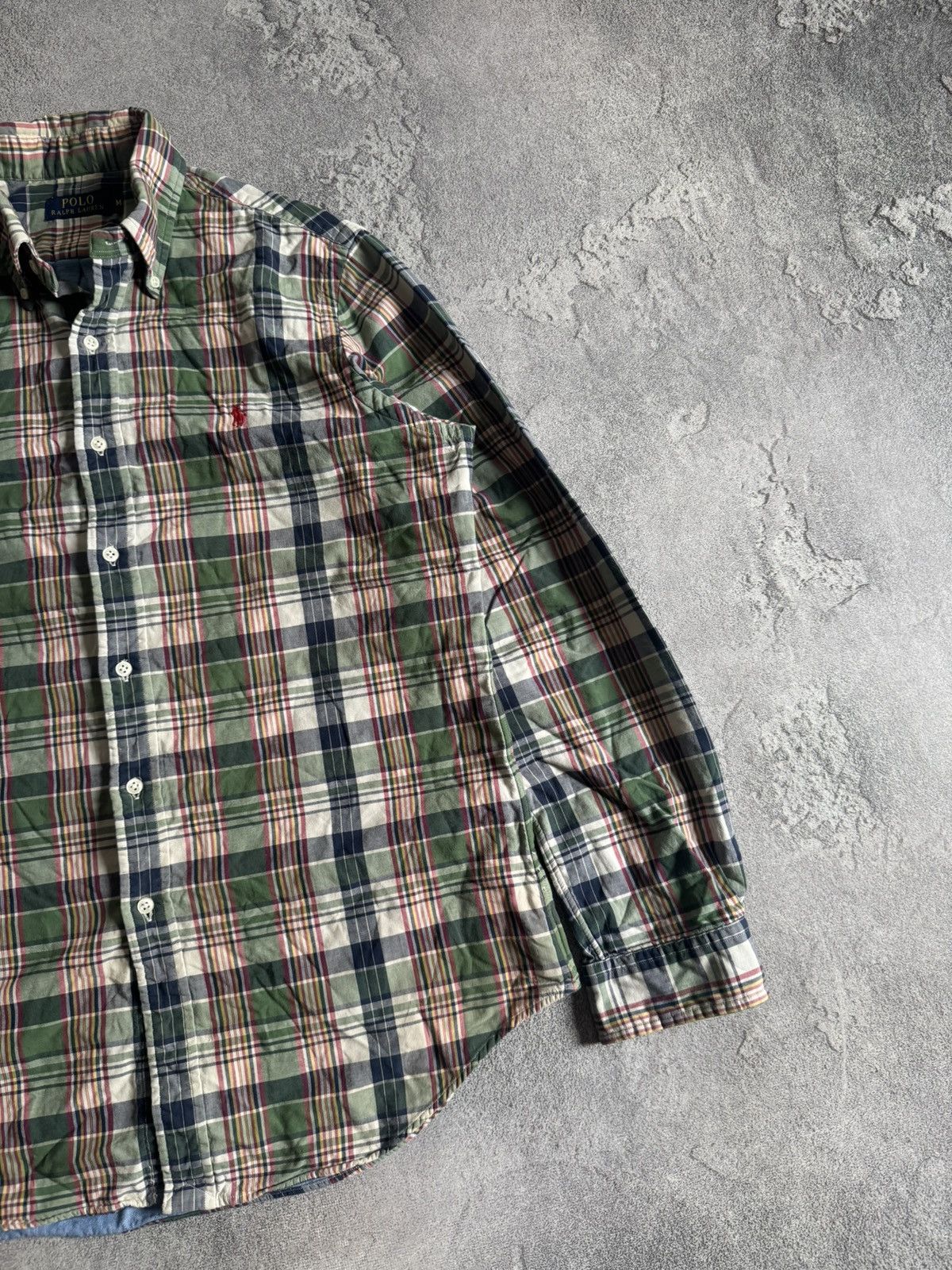 Polo Ralph Lauren Polo Ralph Lauren M chekered button up flannel over shirt Size US M / EU 48-50 / 2 - 11 Thumbnail