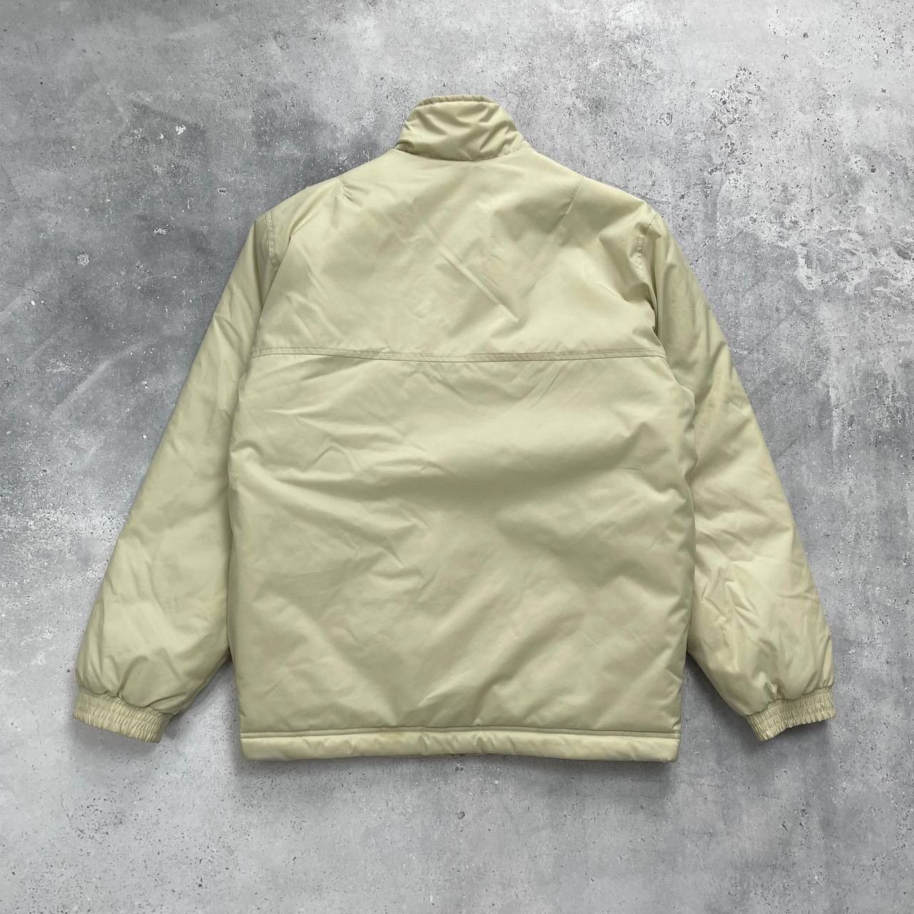 Nike × Vintage Vintage 2000s Nike Nylon Puffer Y2K Jacket Beige Size S Size US S / EU 44-46 / 1 - 3 Thumbnail