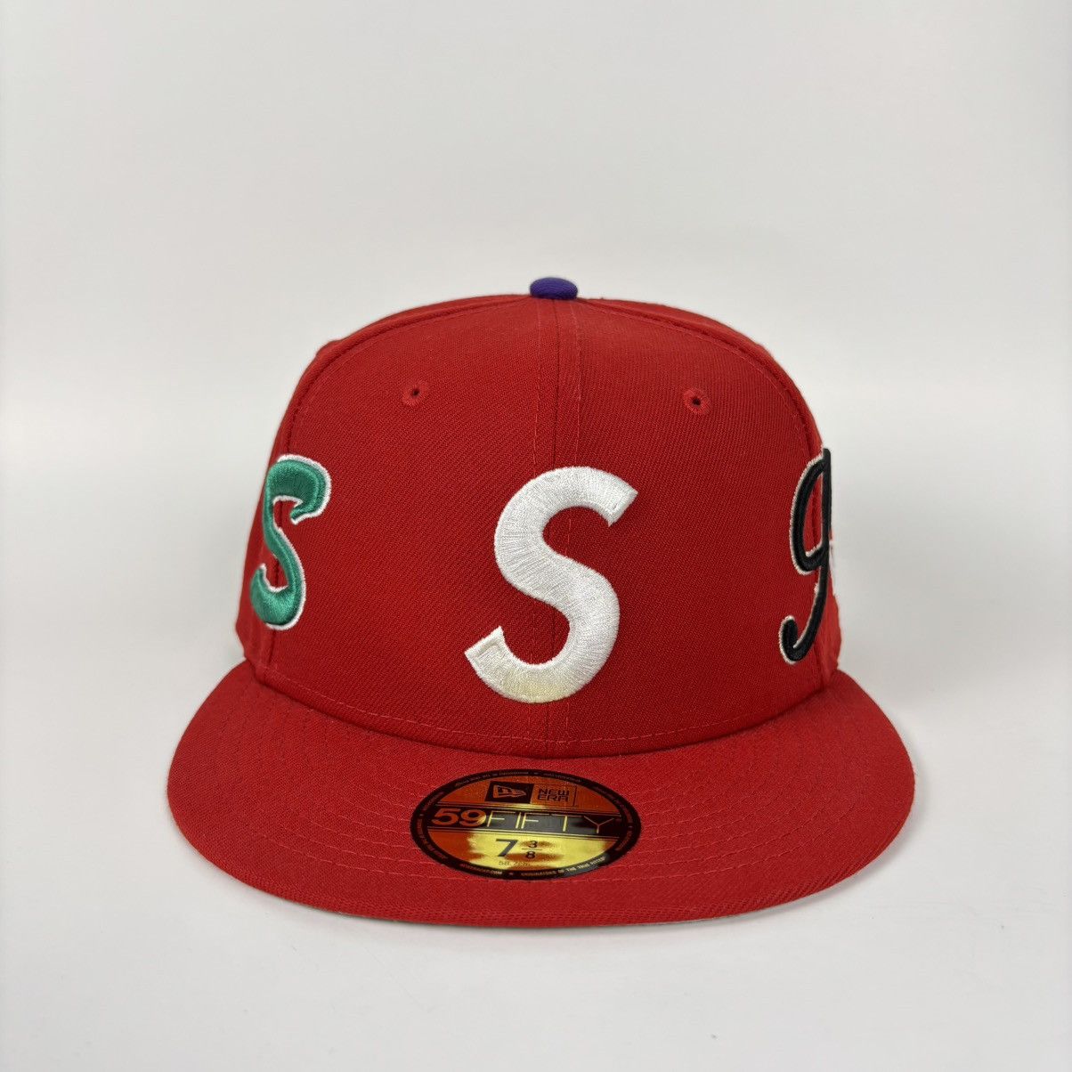 New Era × Supreme Supreme new era plaid s logo hat fitted | Grailed